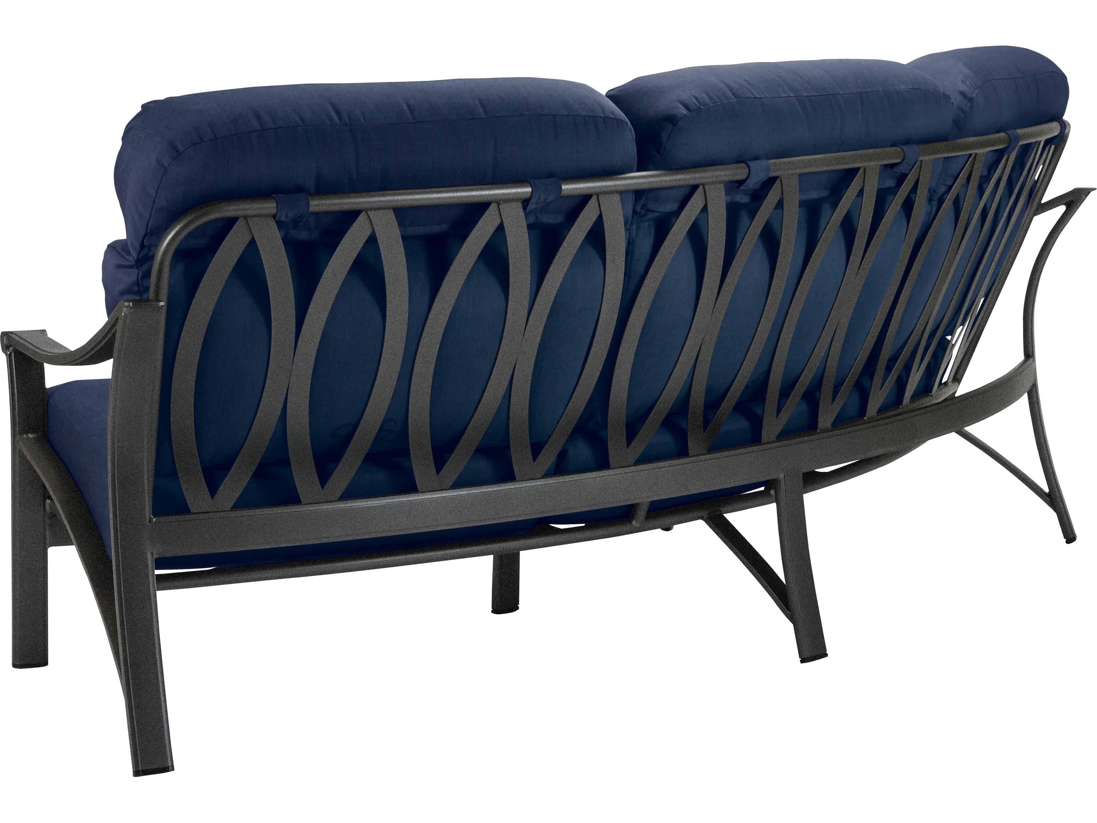 Tropitone Corsica Cushion Aluminum Crescent Patio Sofa