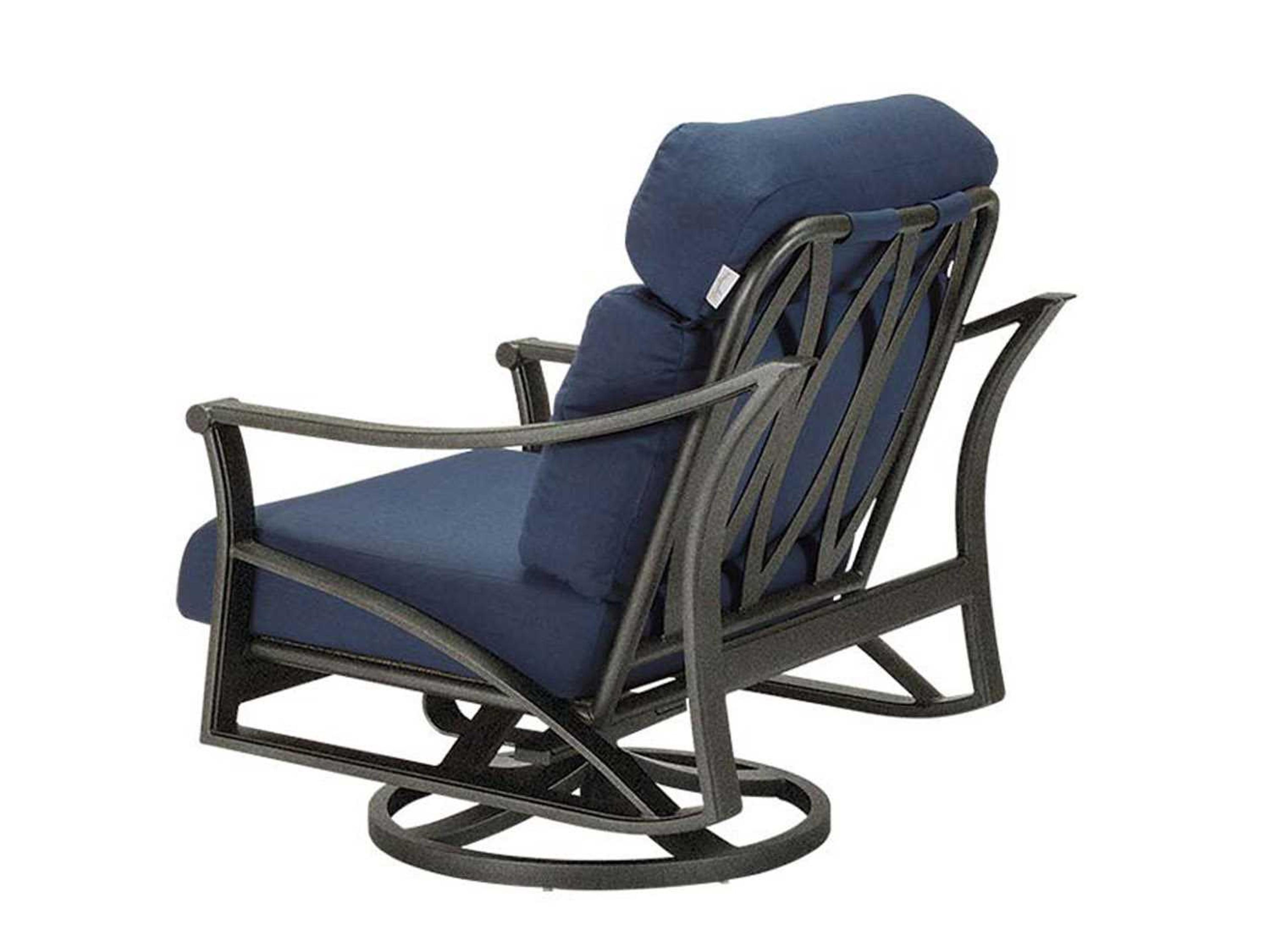 Tropitone Corsica Cushion Aluminum Swivel Rocker Patio Lounge Chair