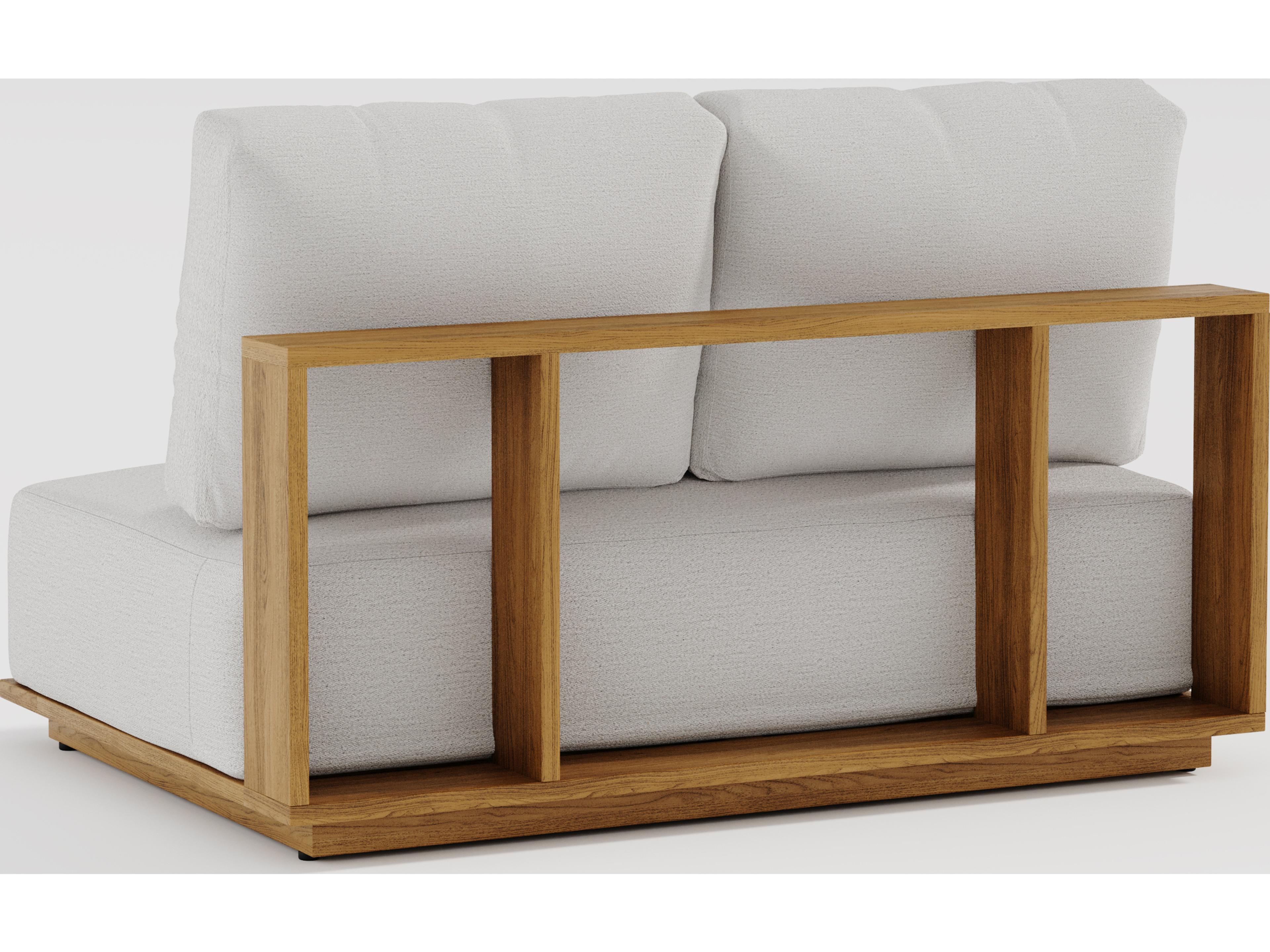 Tropitone Teak Cushion Arlo Modular Loveseat