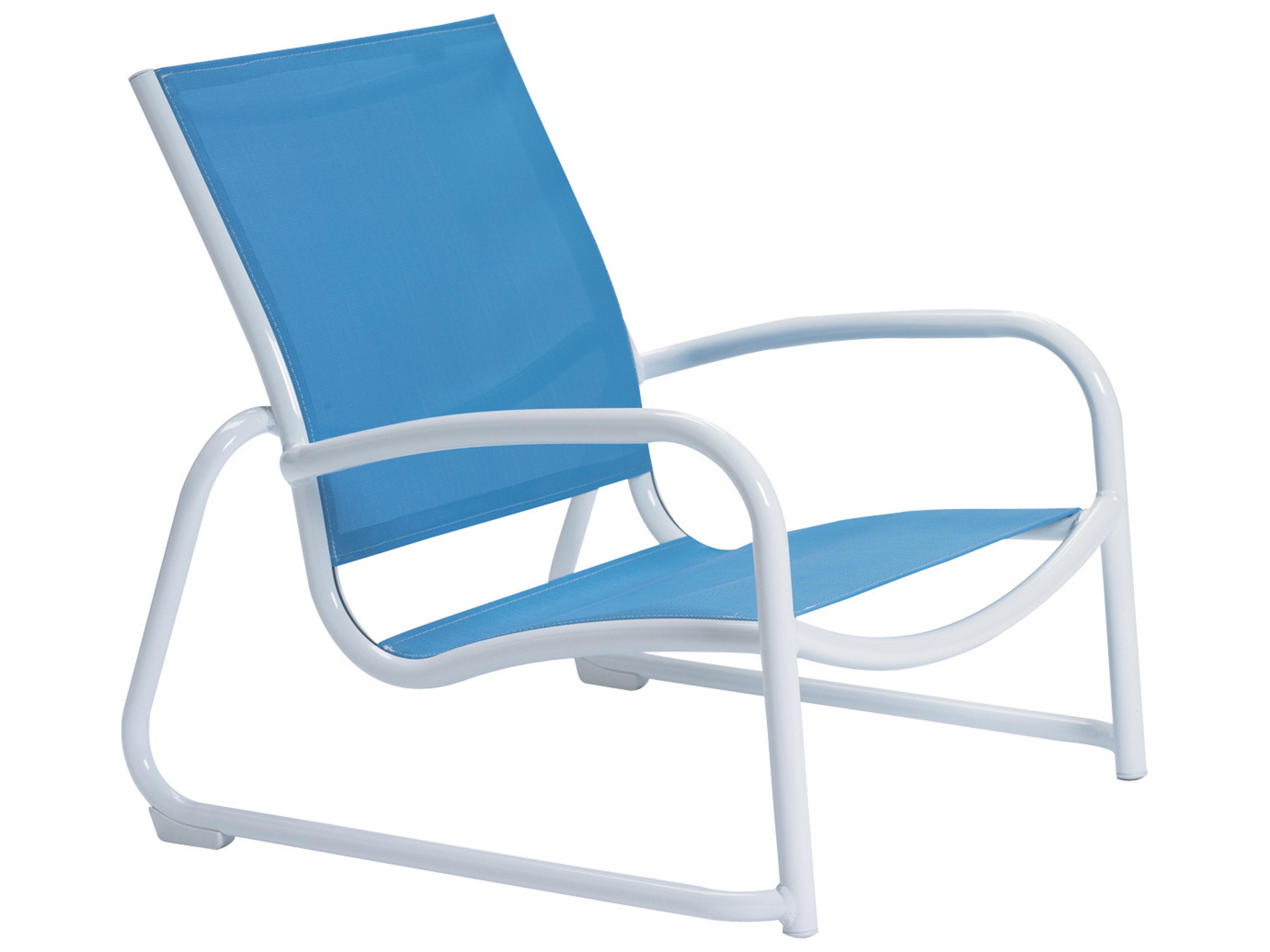 Millennia Relaxed Sling Aluminum Sand Outdoor Lounge Chair