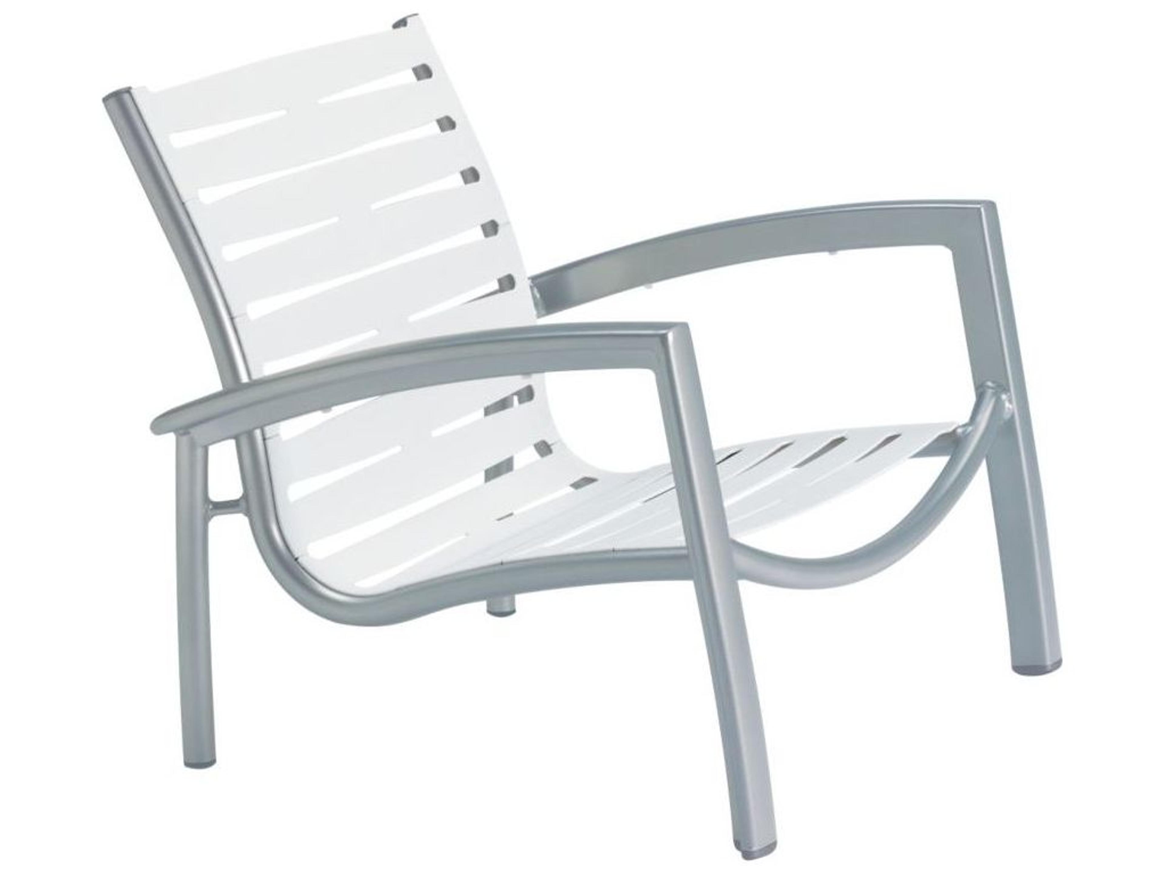 South Beach Ribbon Aluminum Spa Patio Lounge Chair