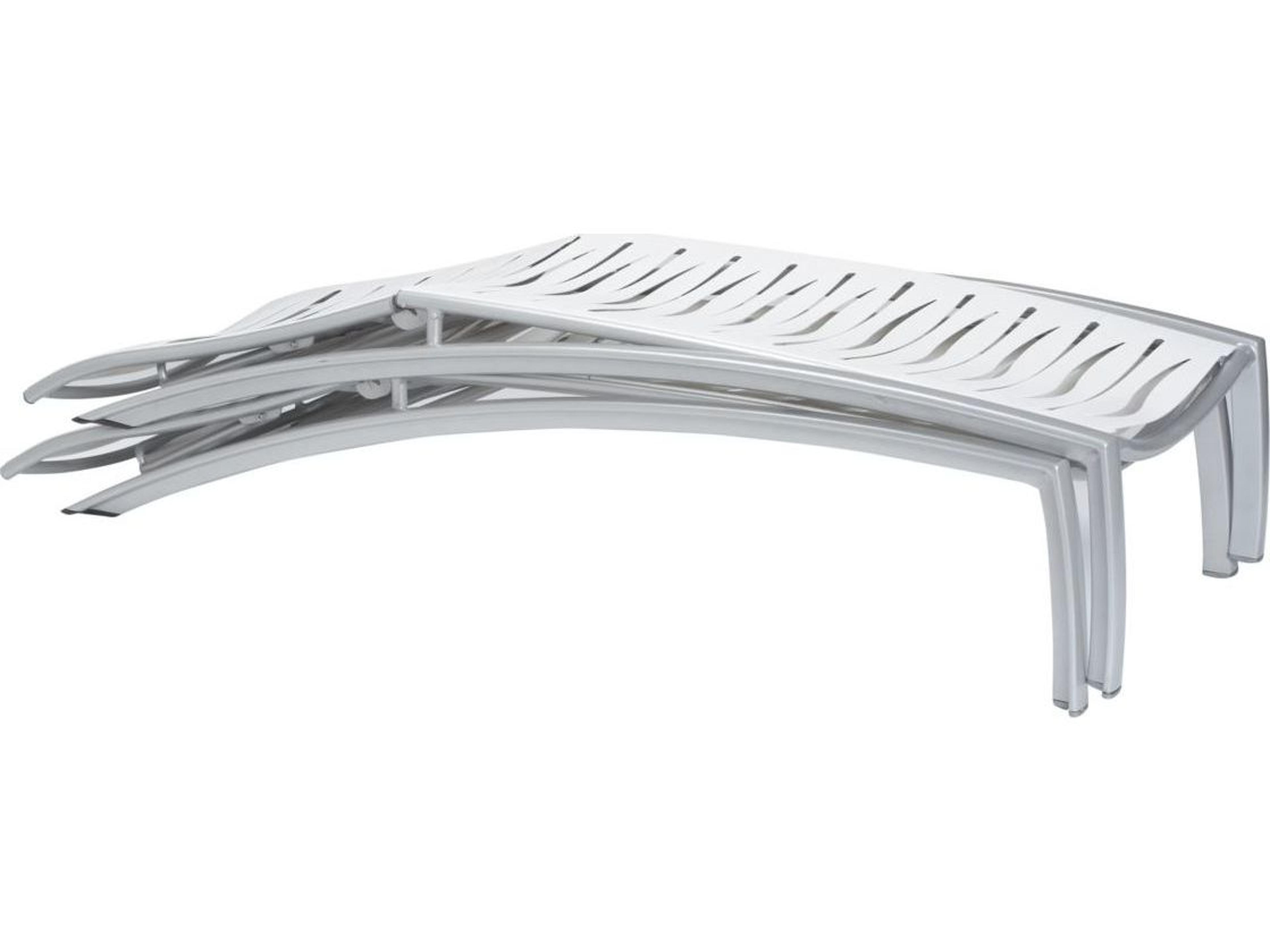 Tropitone South Beach Wave Aluminum Outdoor Patio Chaise Lounge