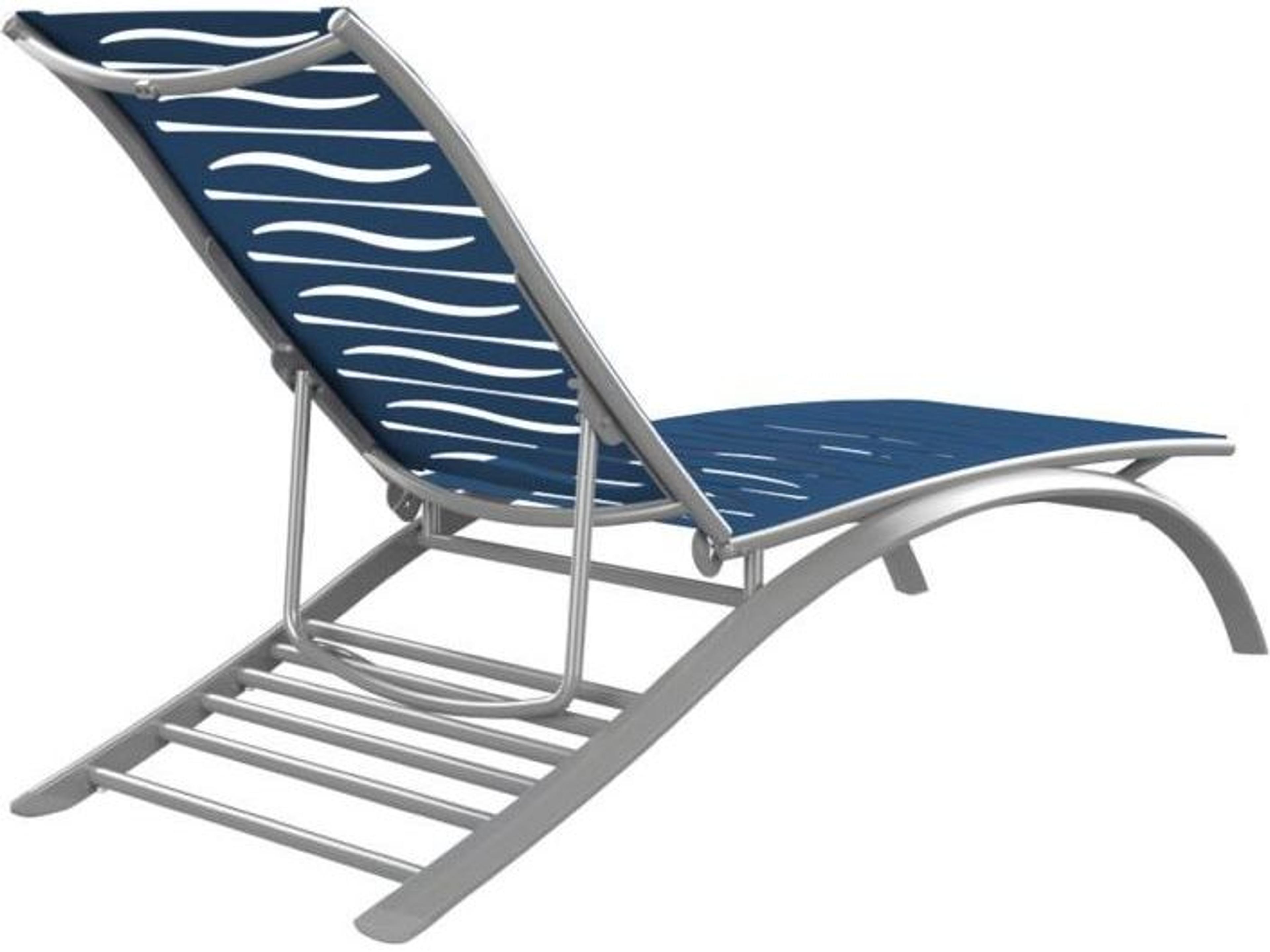 Tropitone South Beach Elite Wave Aluminum Outdoor Chaise Lounge