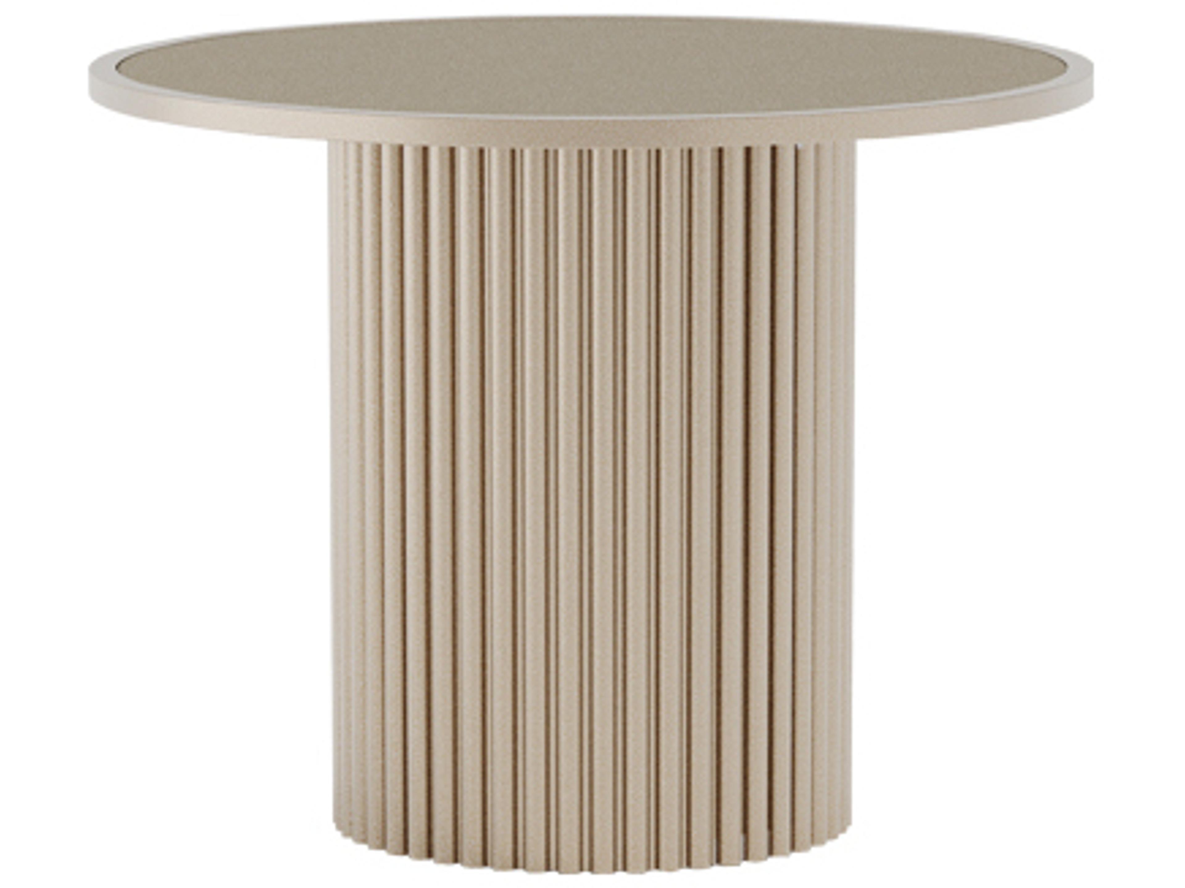 Milo Aluminum Round Dining Table