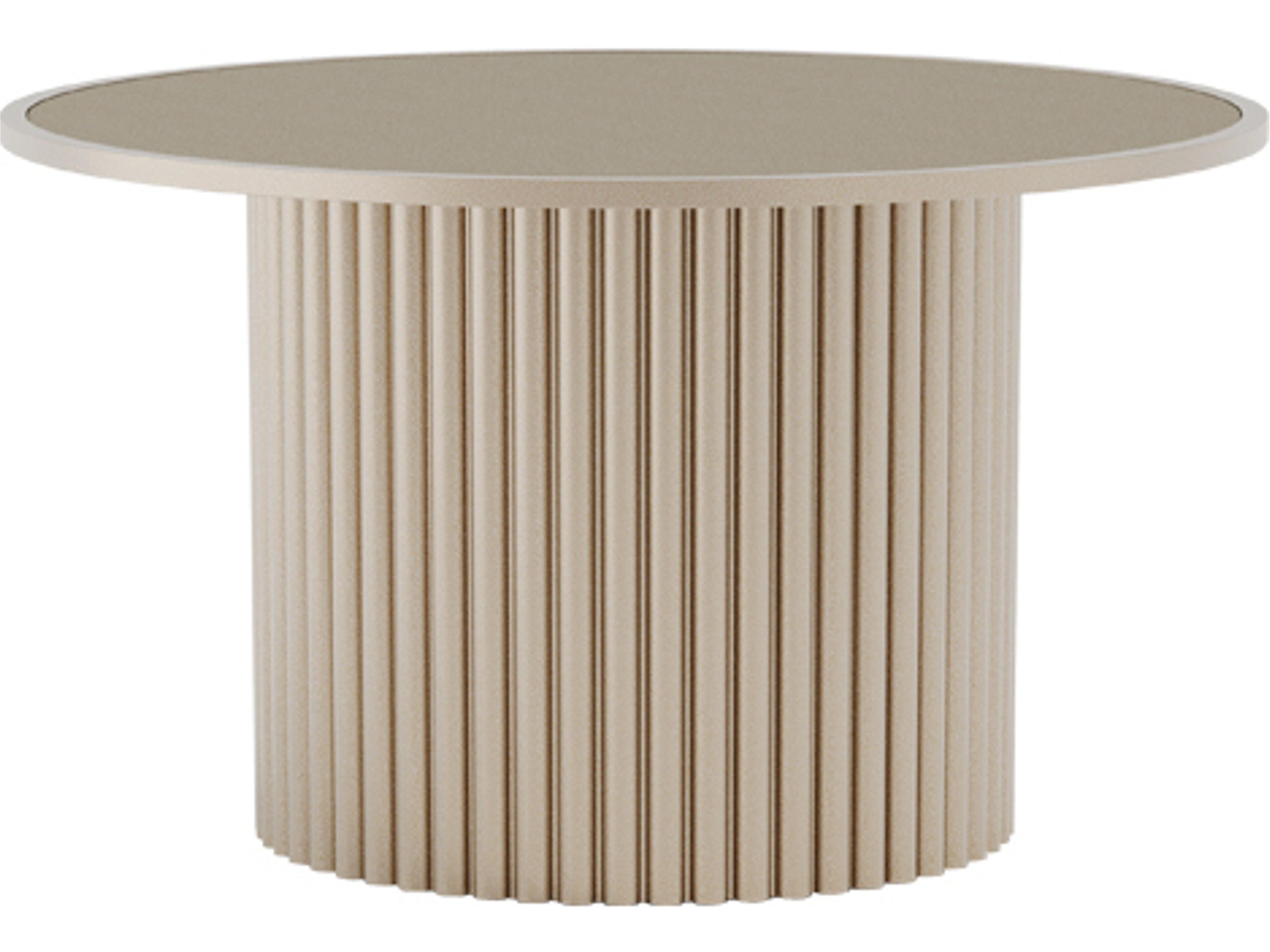 Milo Aluminum Round Dining Table