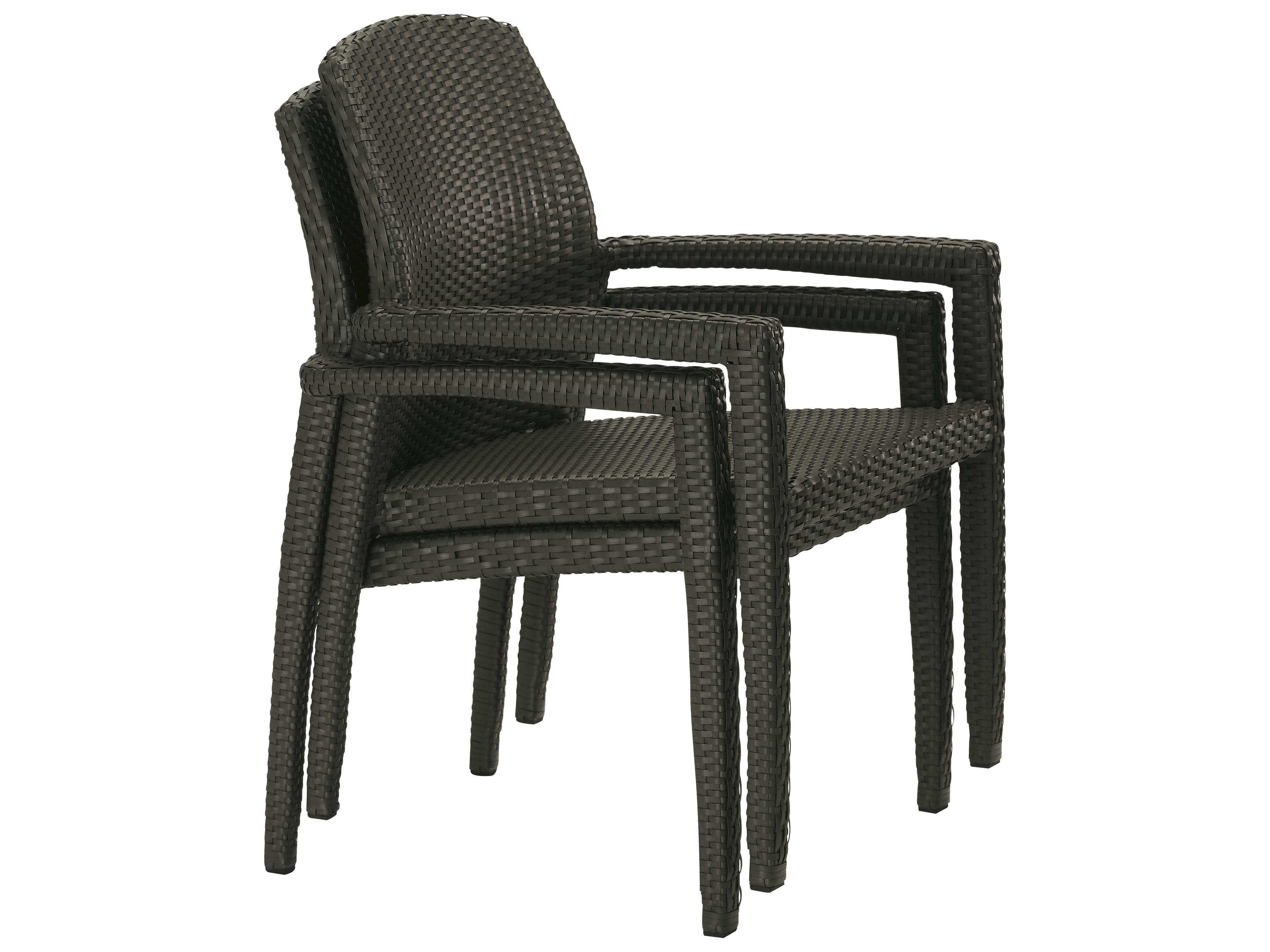 Tropitone Evo Woven Patio Dining Arm Chair