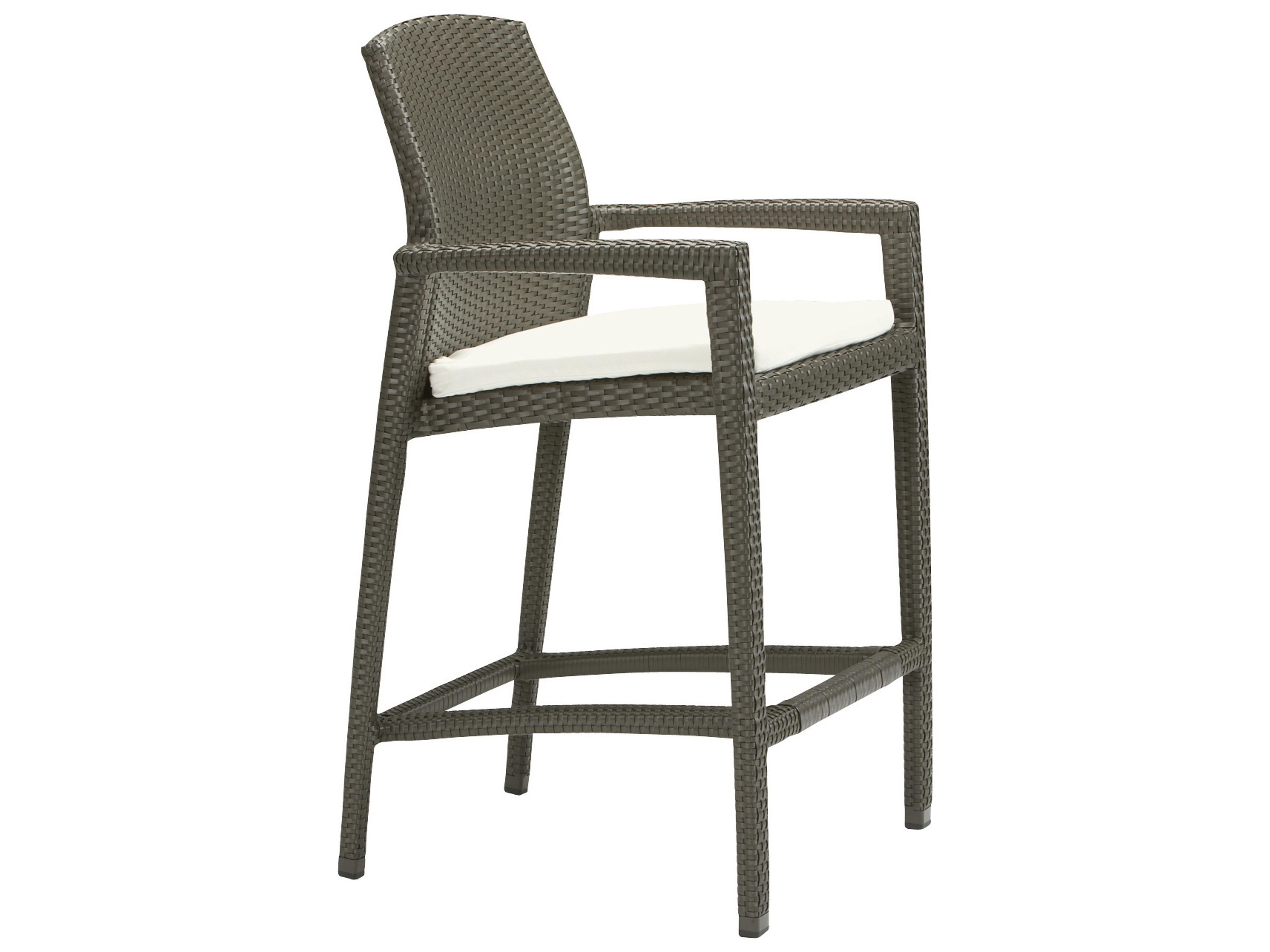 Tropitone Evo Woven Cushion Outdoor Patio Bar Stool