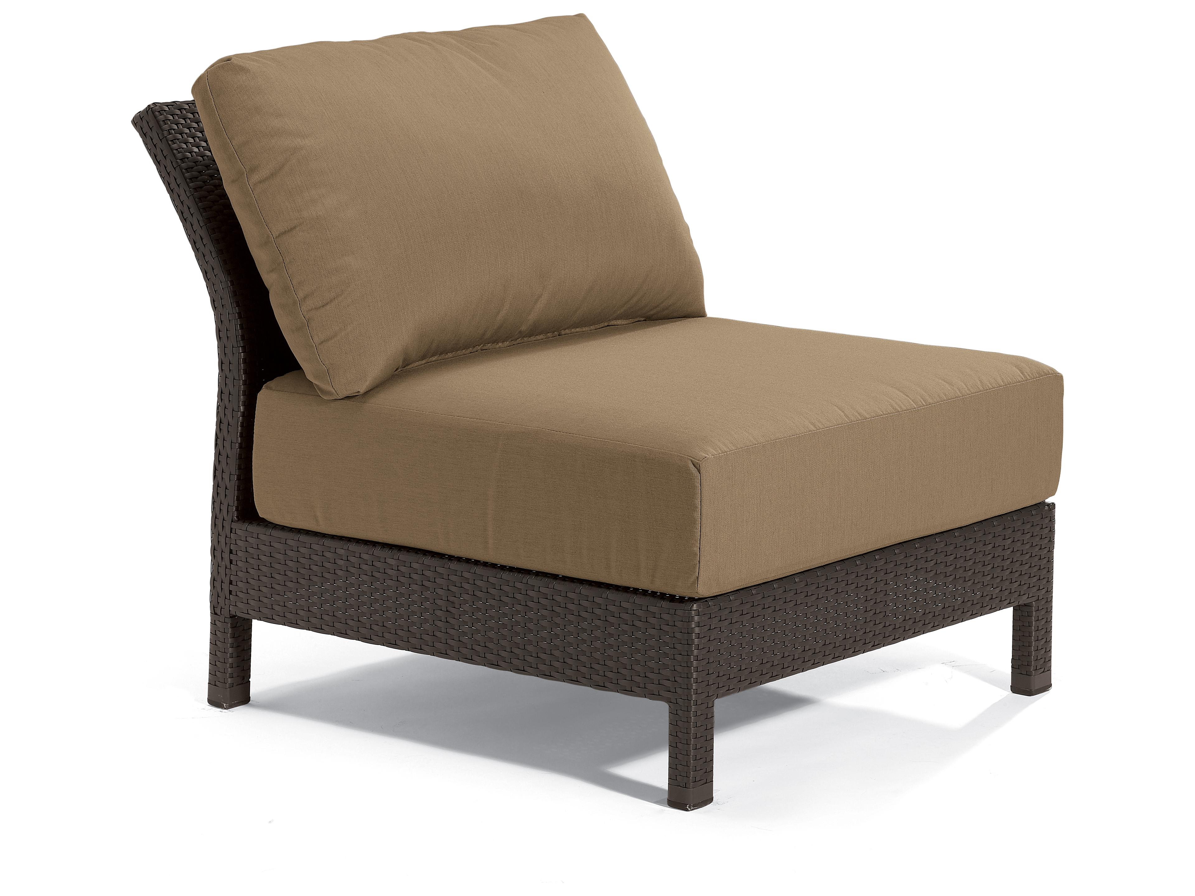 Evo Woven Armless Module Modern Outdoor Seating