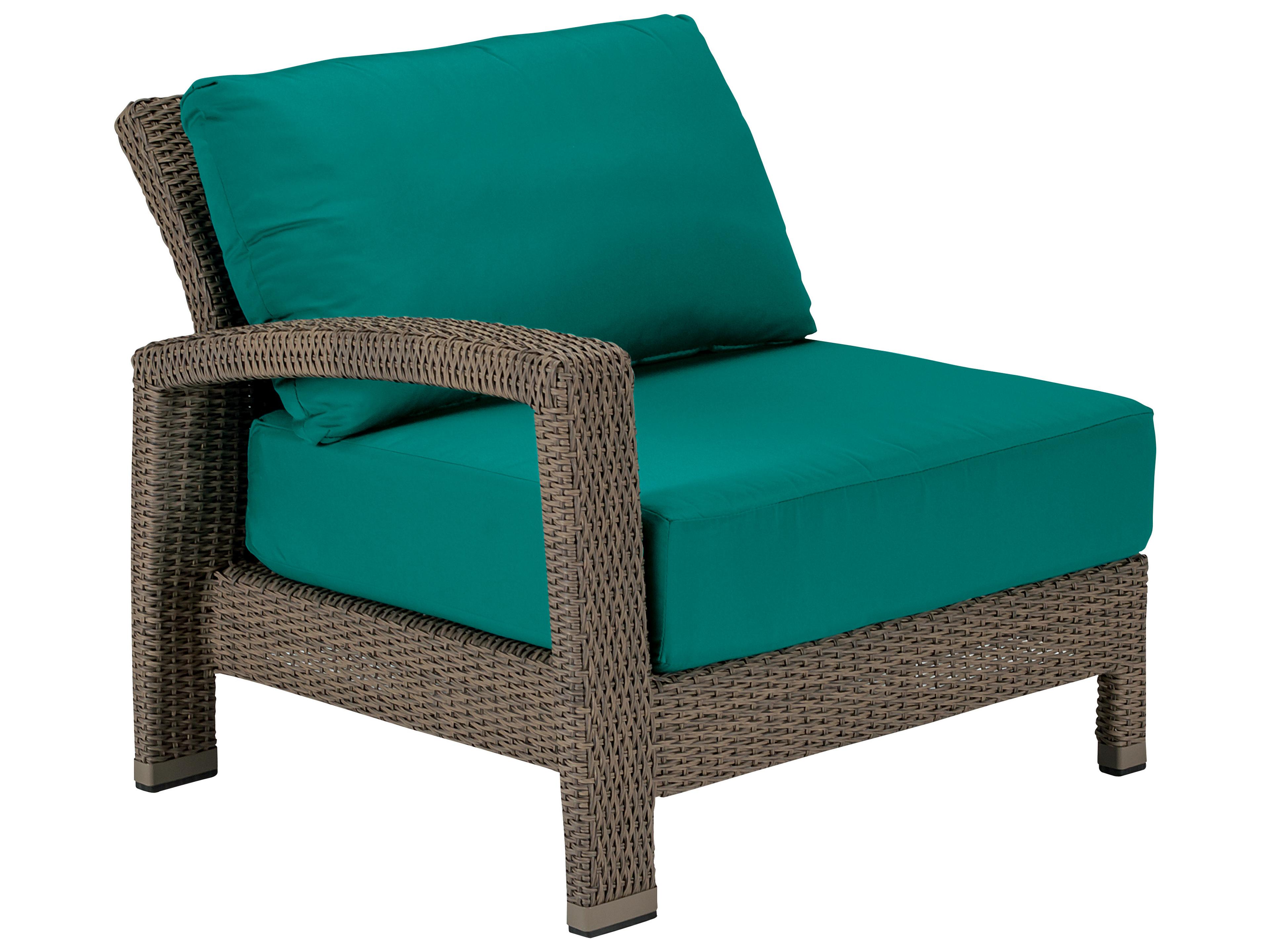 Evo Woven Deep Seating Right Arm Patio Lounge Chair