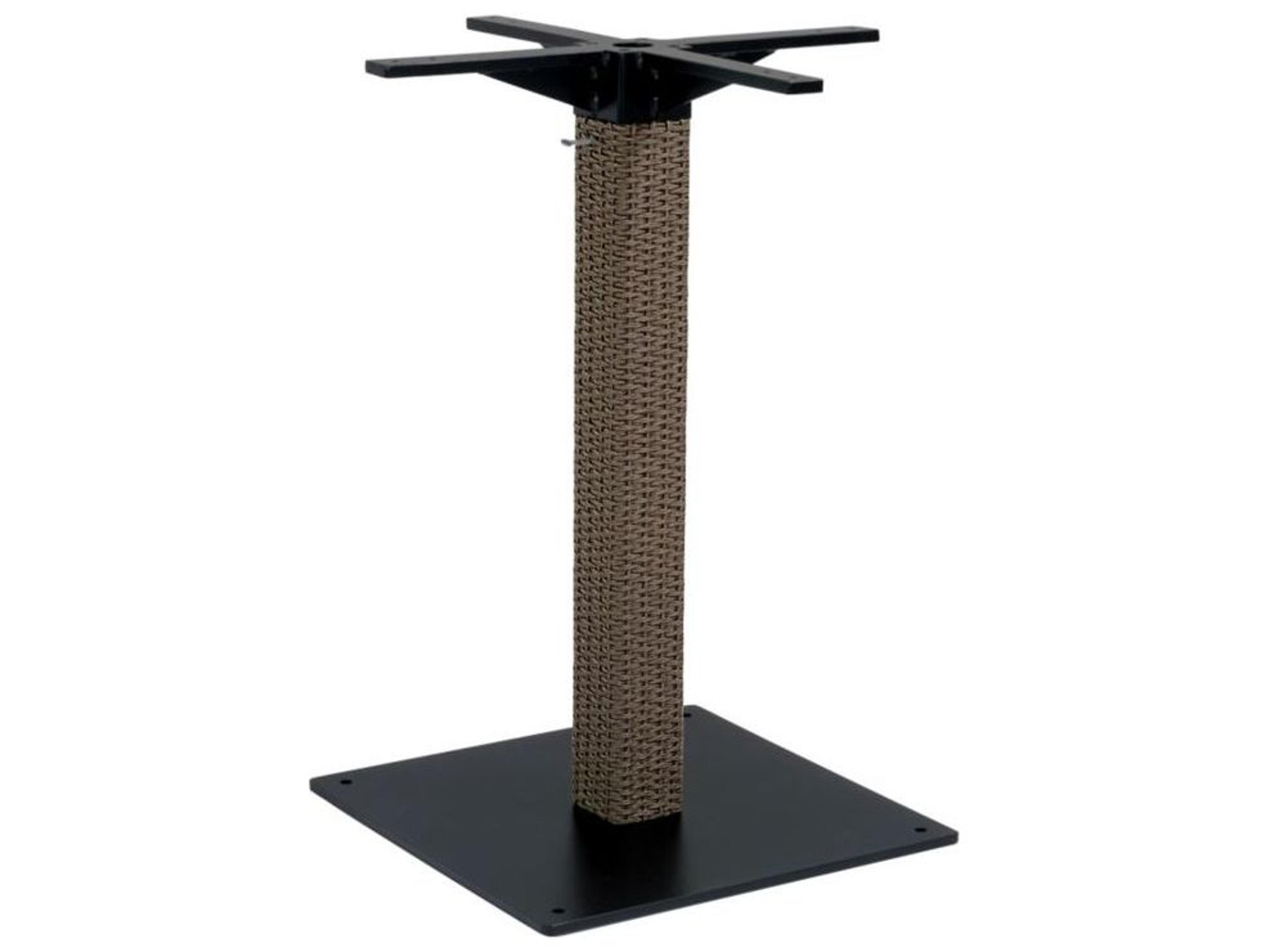 Evo Woven Pedestal Bar Table Base