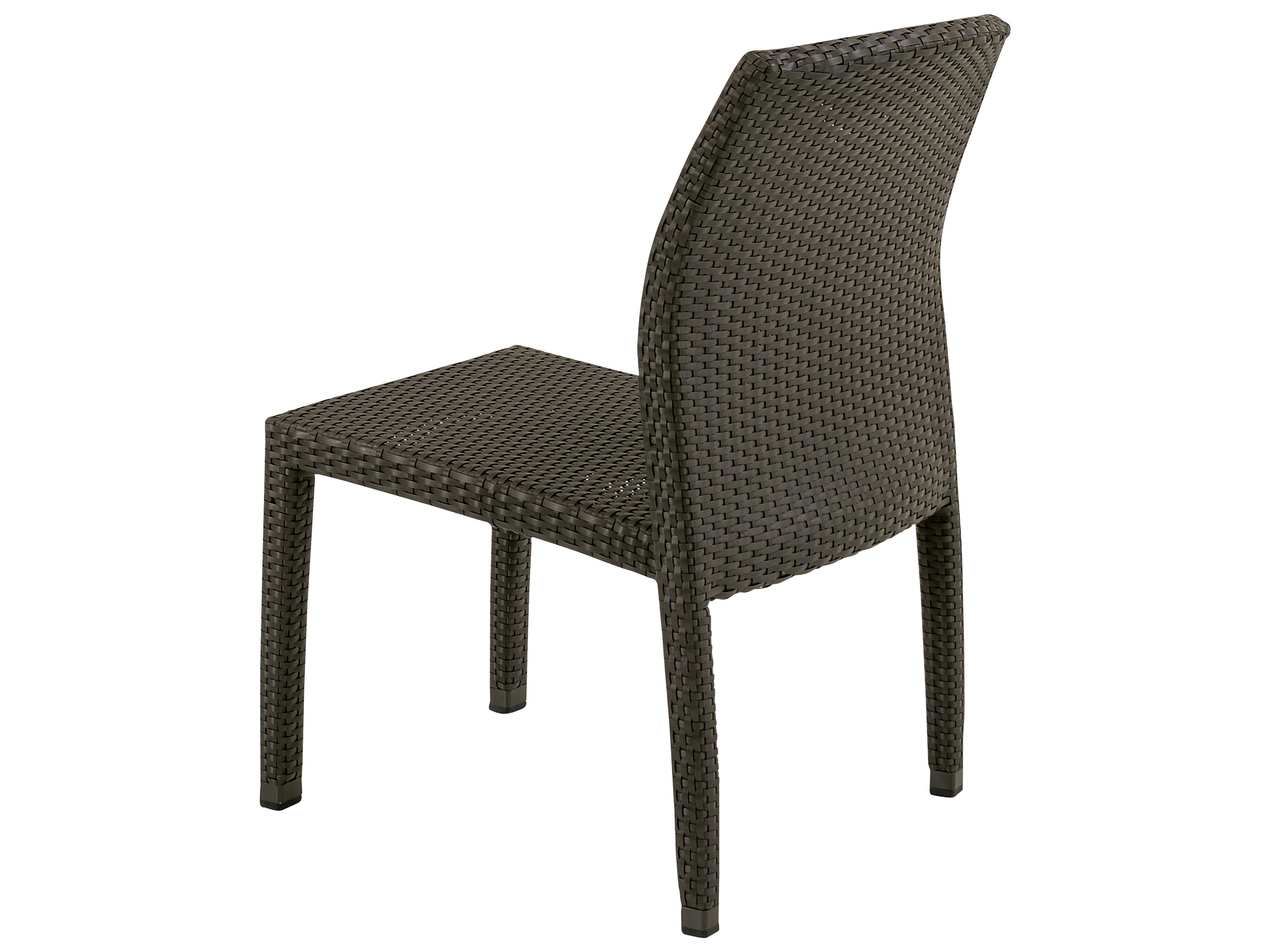 Tropitone Evo Woven Outdoor Dining Side Chair