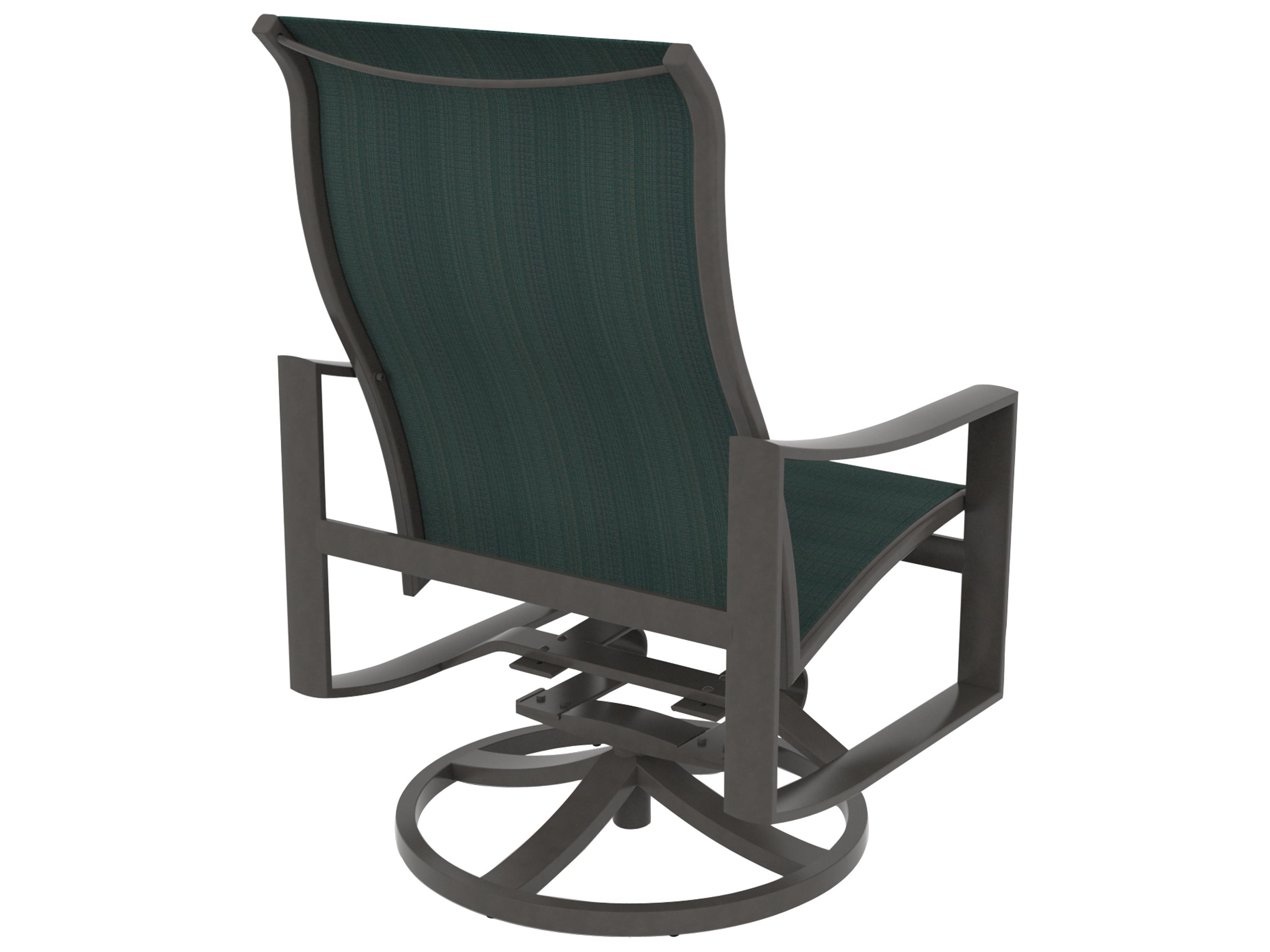 Tropitone Kenzo Sling Aluminum Swivel Rocker Patio Lounge Chair