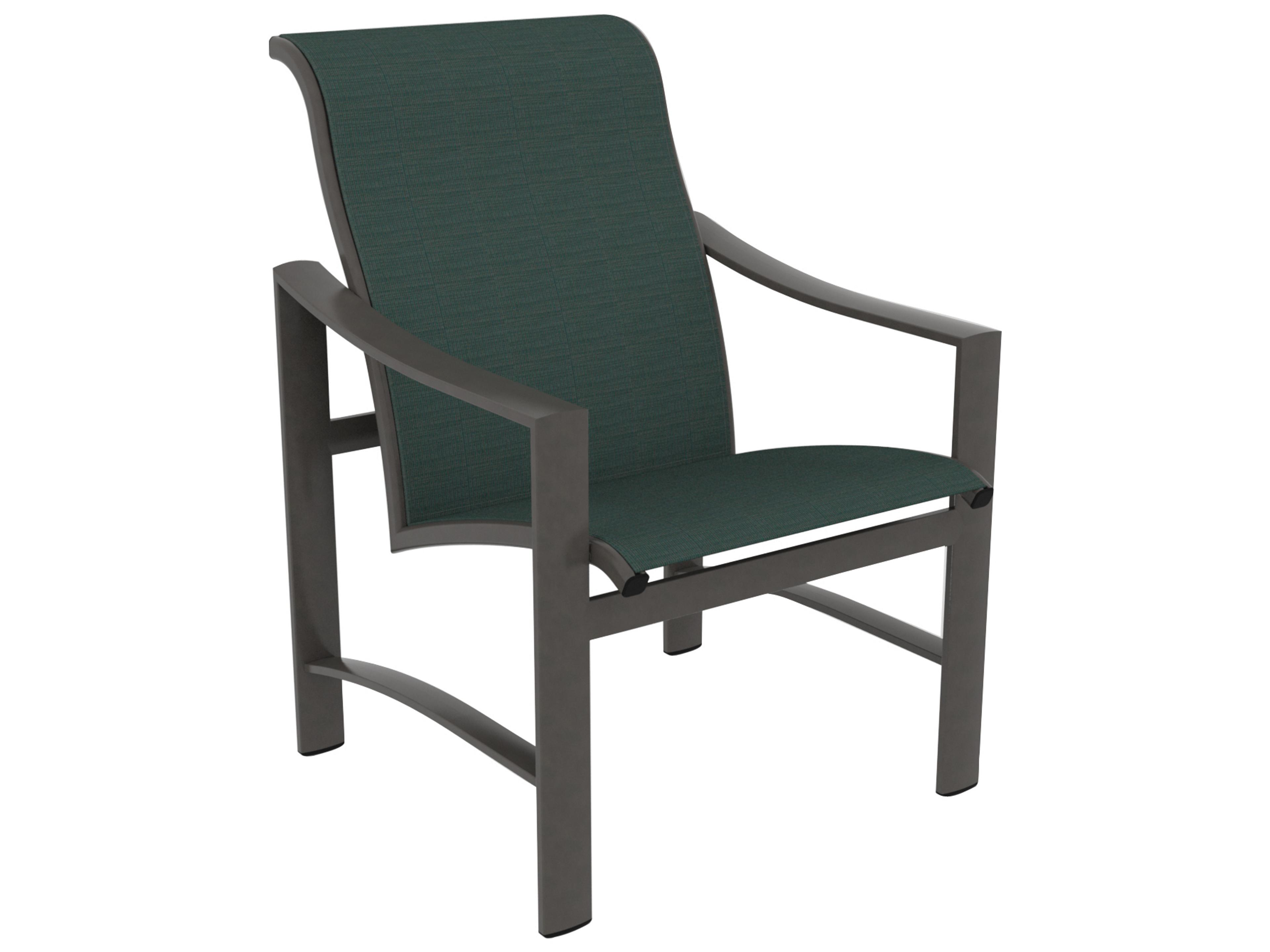 Kenzo Sling Aluminum Patio Dining Arm Chair
