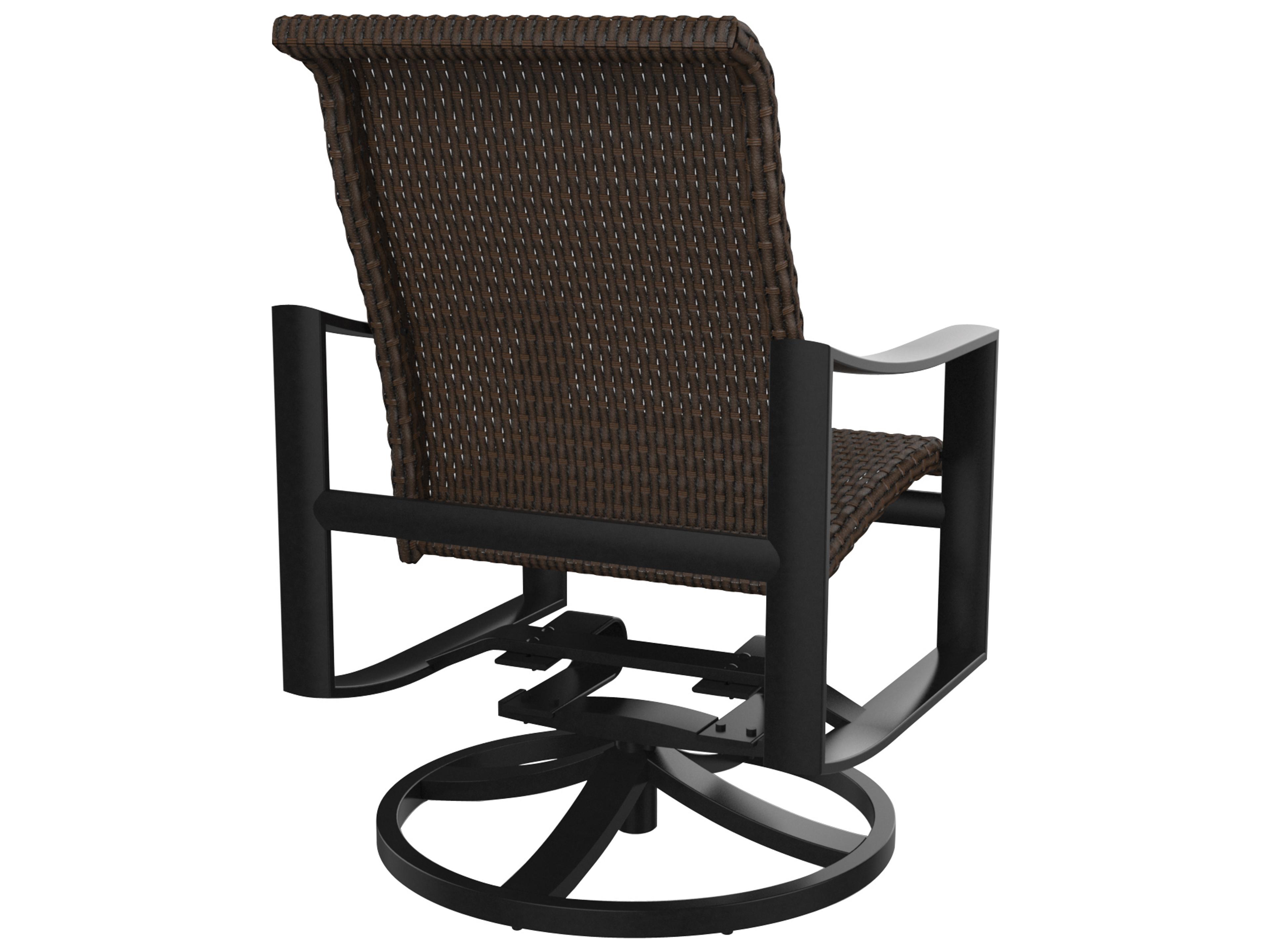 Tropitone Kenzo Woven Aluminum Wicker Outdoor Dining Chair