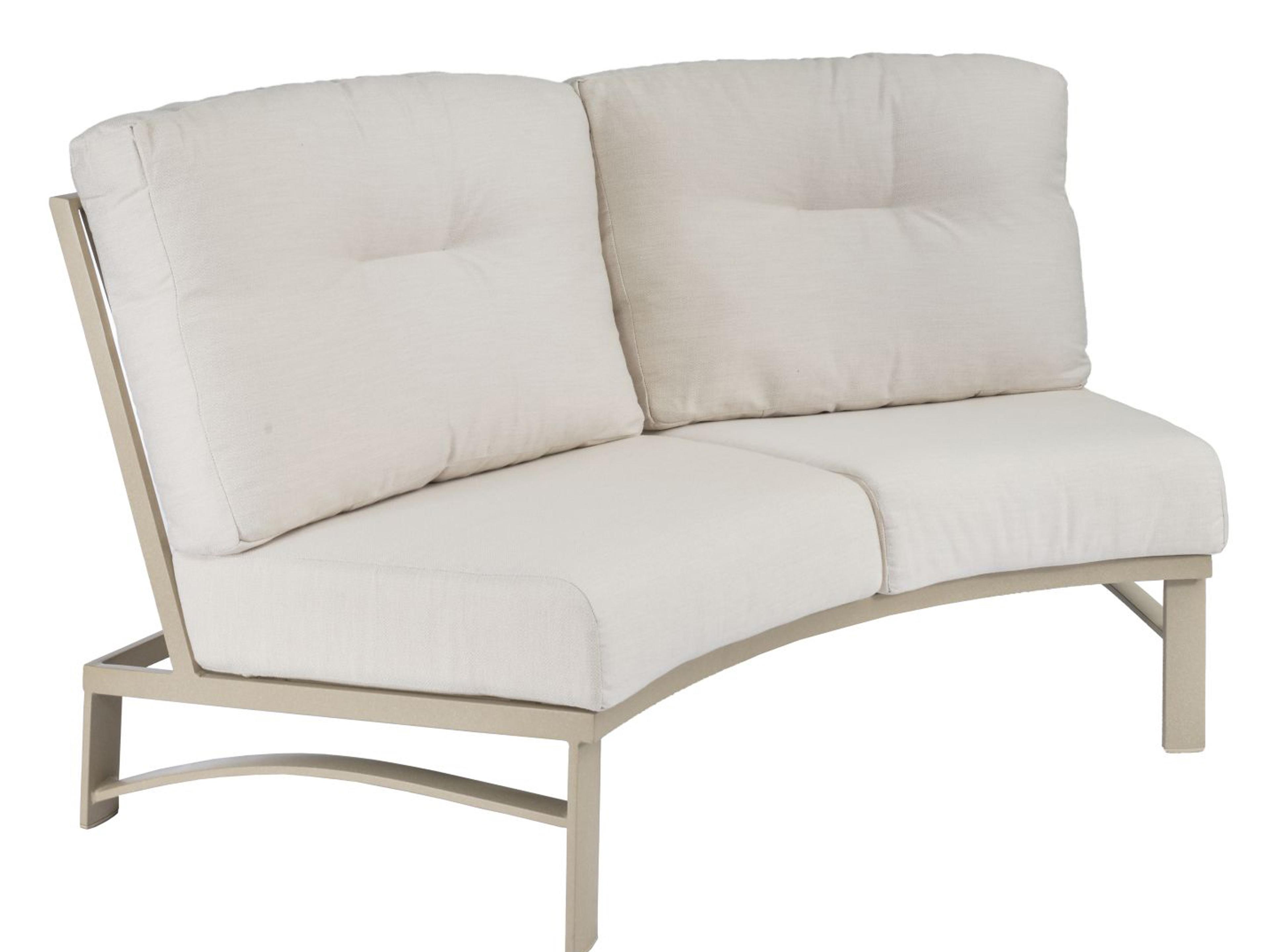 Kenzo Crescent Loveseat Armless Outdoor