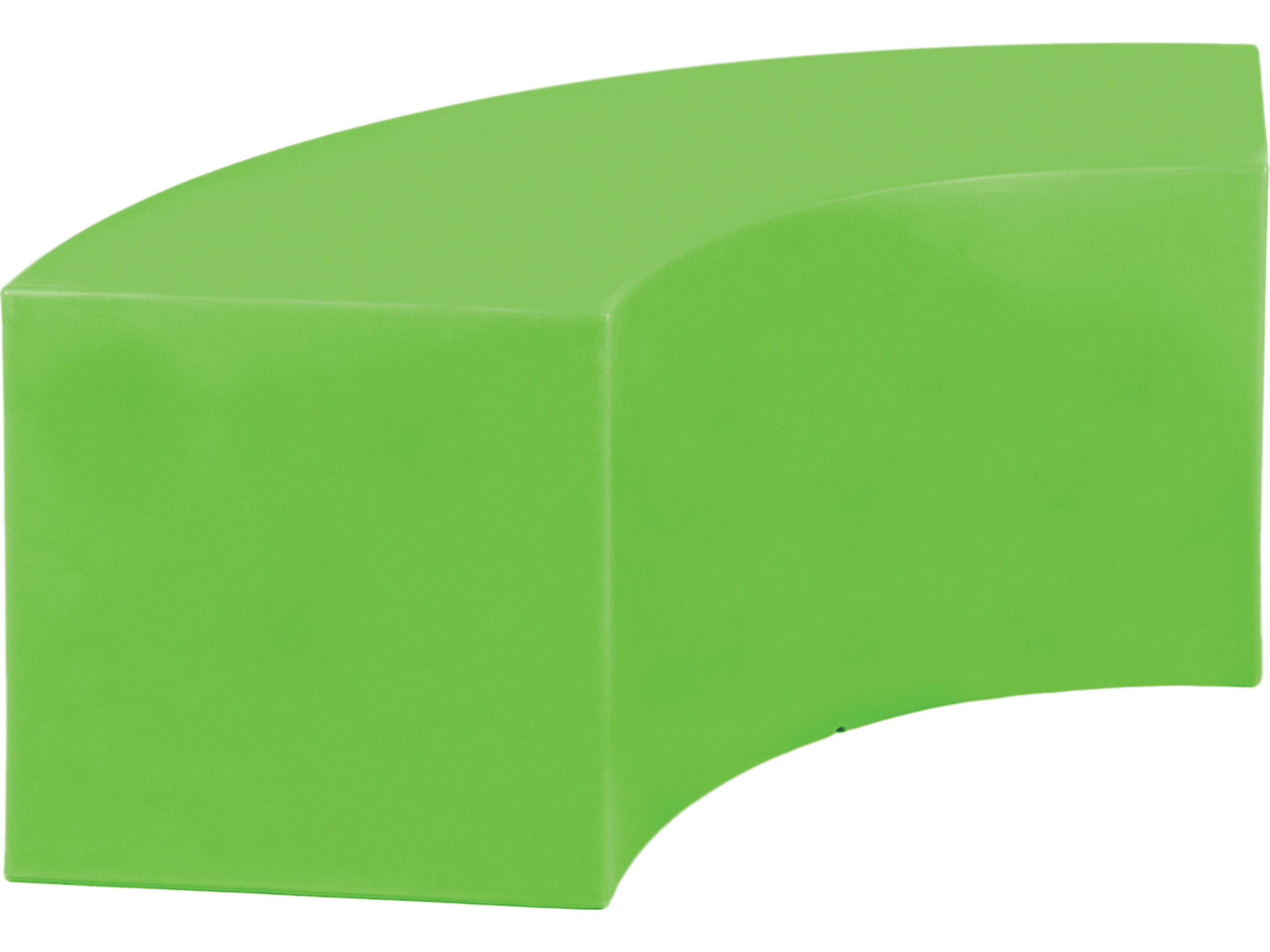 Curve Resin Crescent Table/Outdoor Bench with Weight