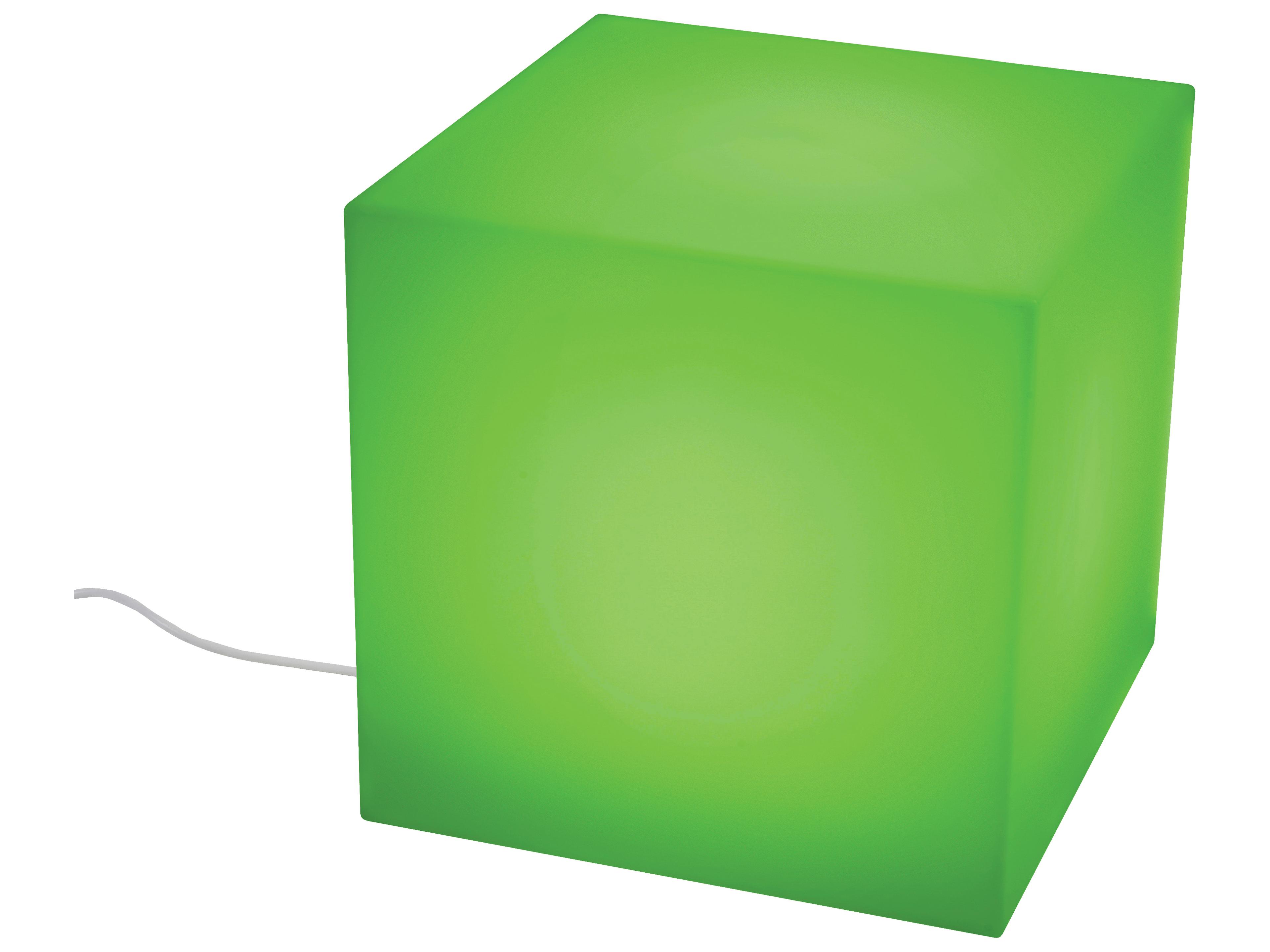 Curve Resin Square Tea Table/Stool with Light