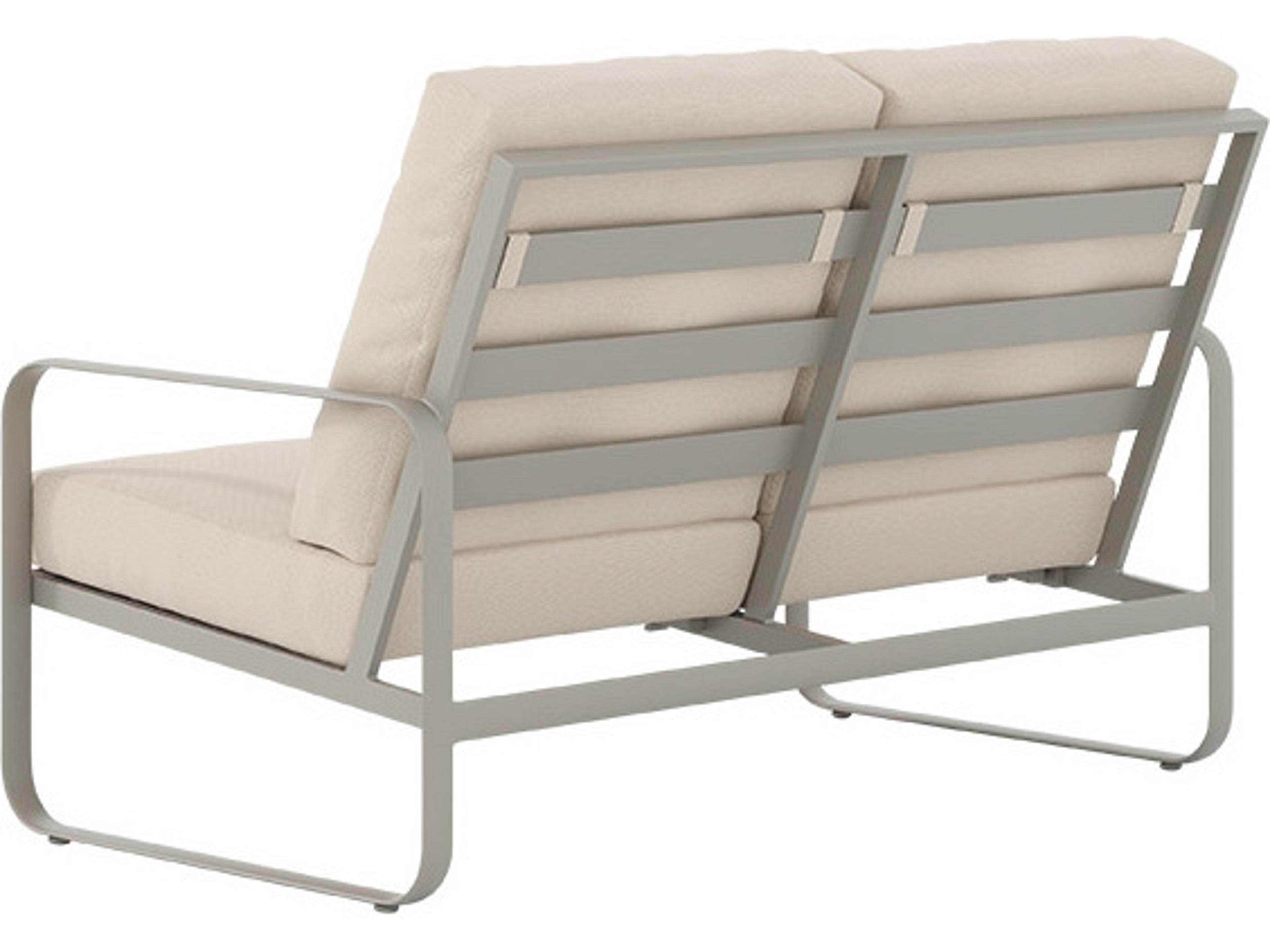 Tropitone Brasilia Cushion Aluminum Outdoor Loveseat