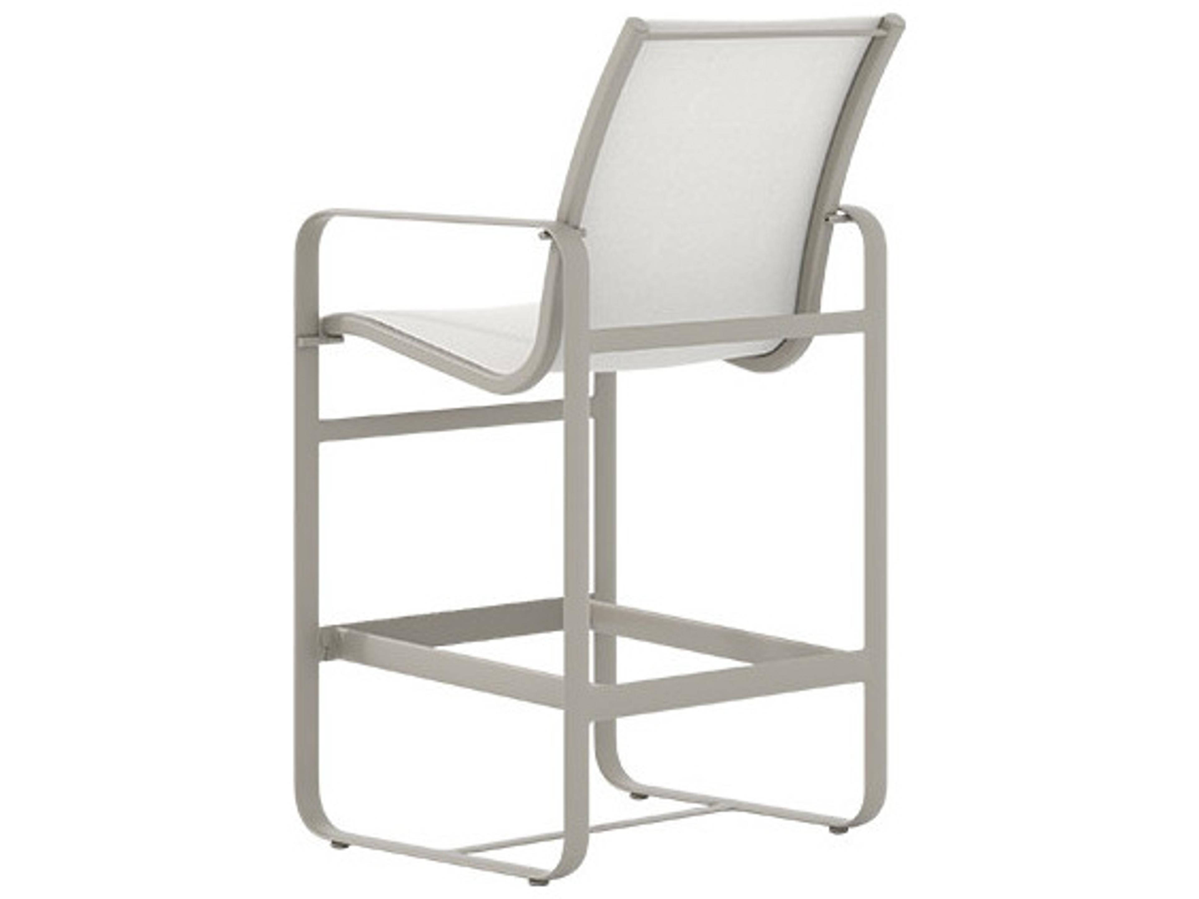 Tropitone Brasilia Sling Aluminum Swivel Outdoor Patio Bar Stool