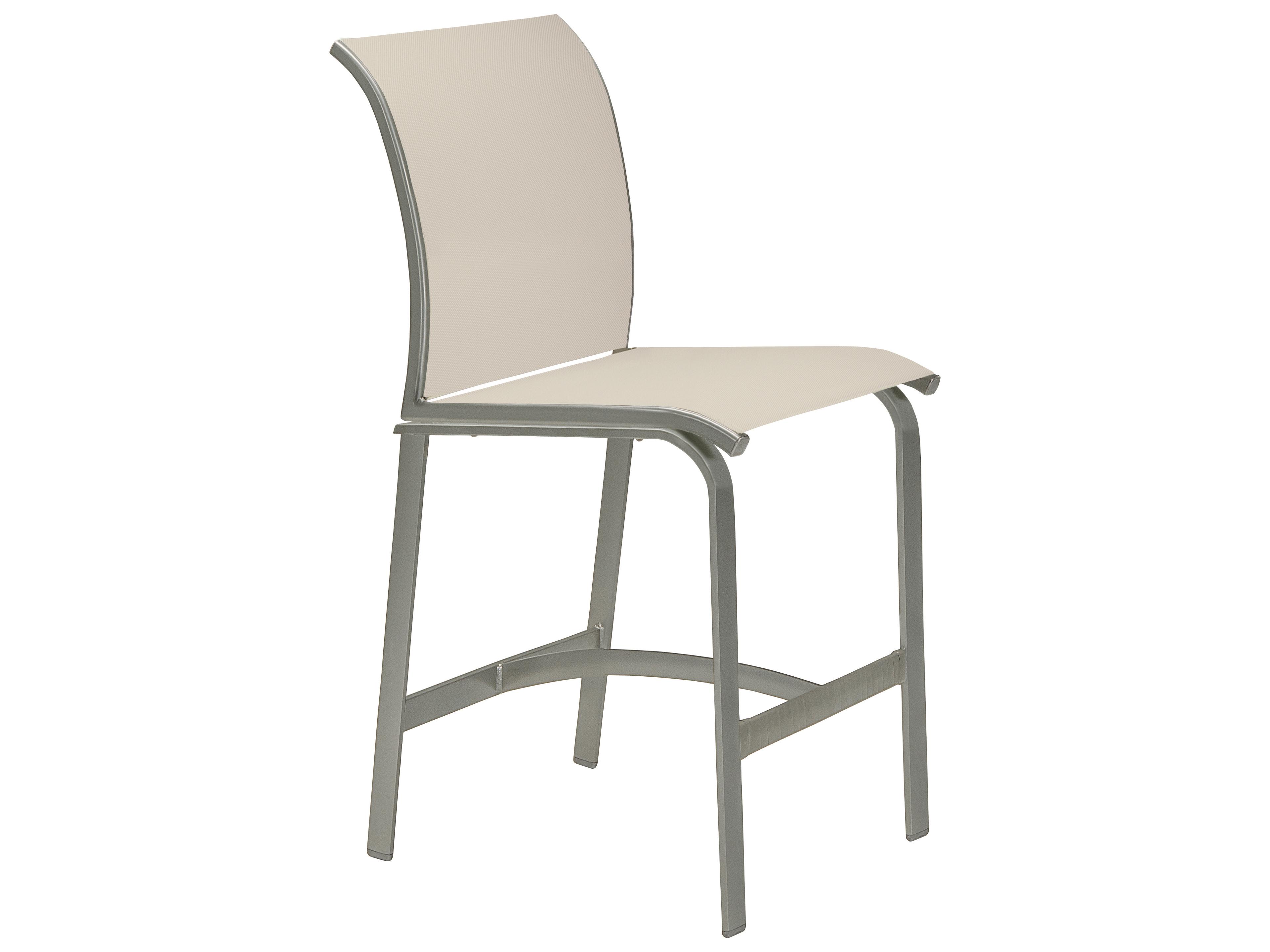 Elance Relaxed Sling Aluminum Outdoor Bar Stool