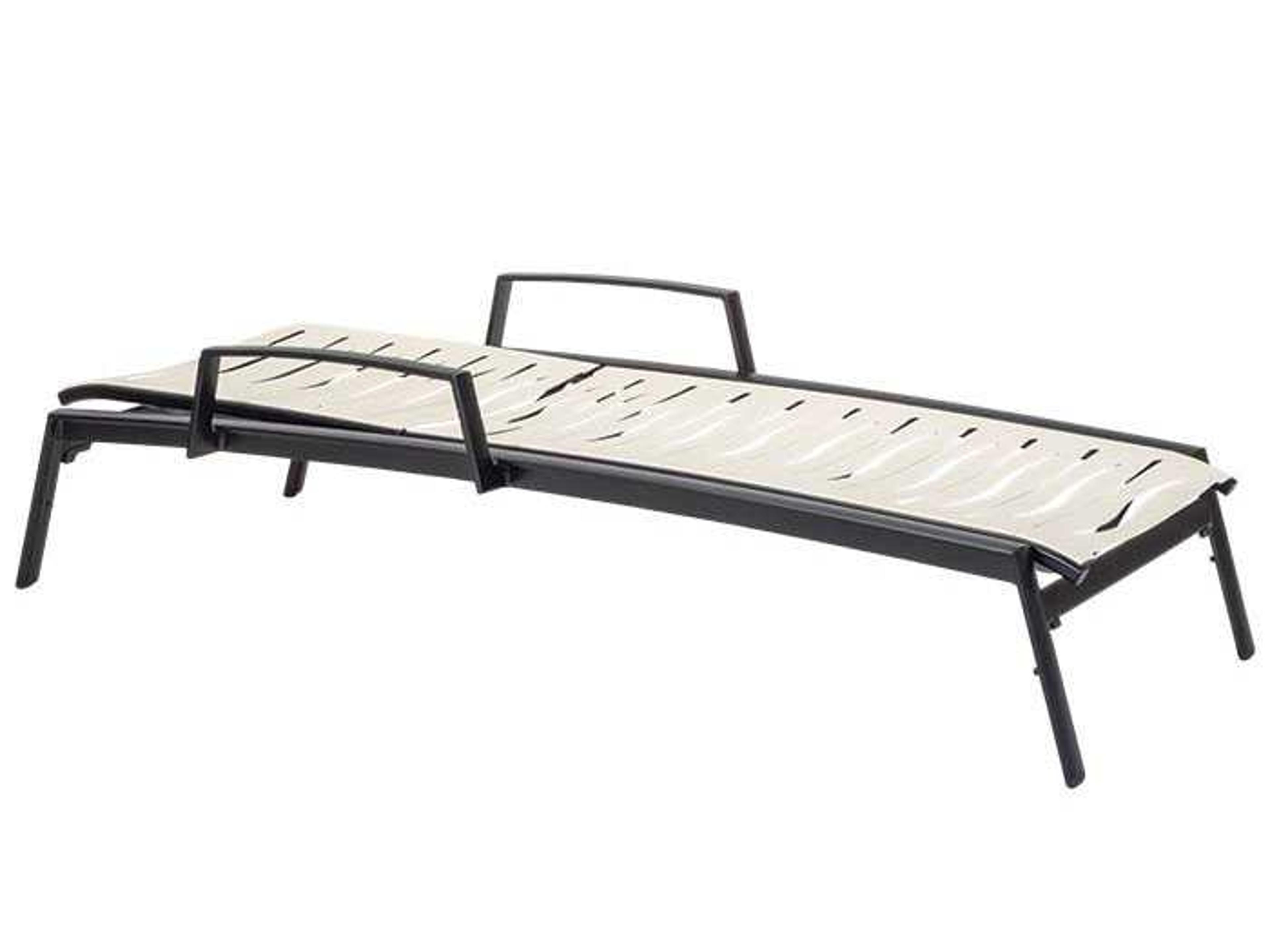Tropitone Elance Ez Span Aluminum Wave Segment Outdoor Patio Chaise Lounge