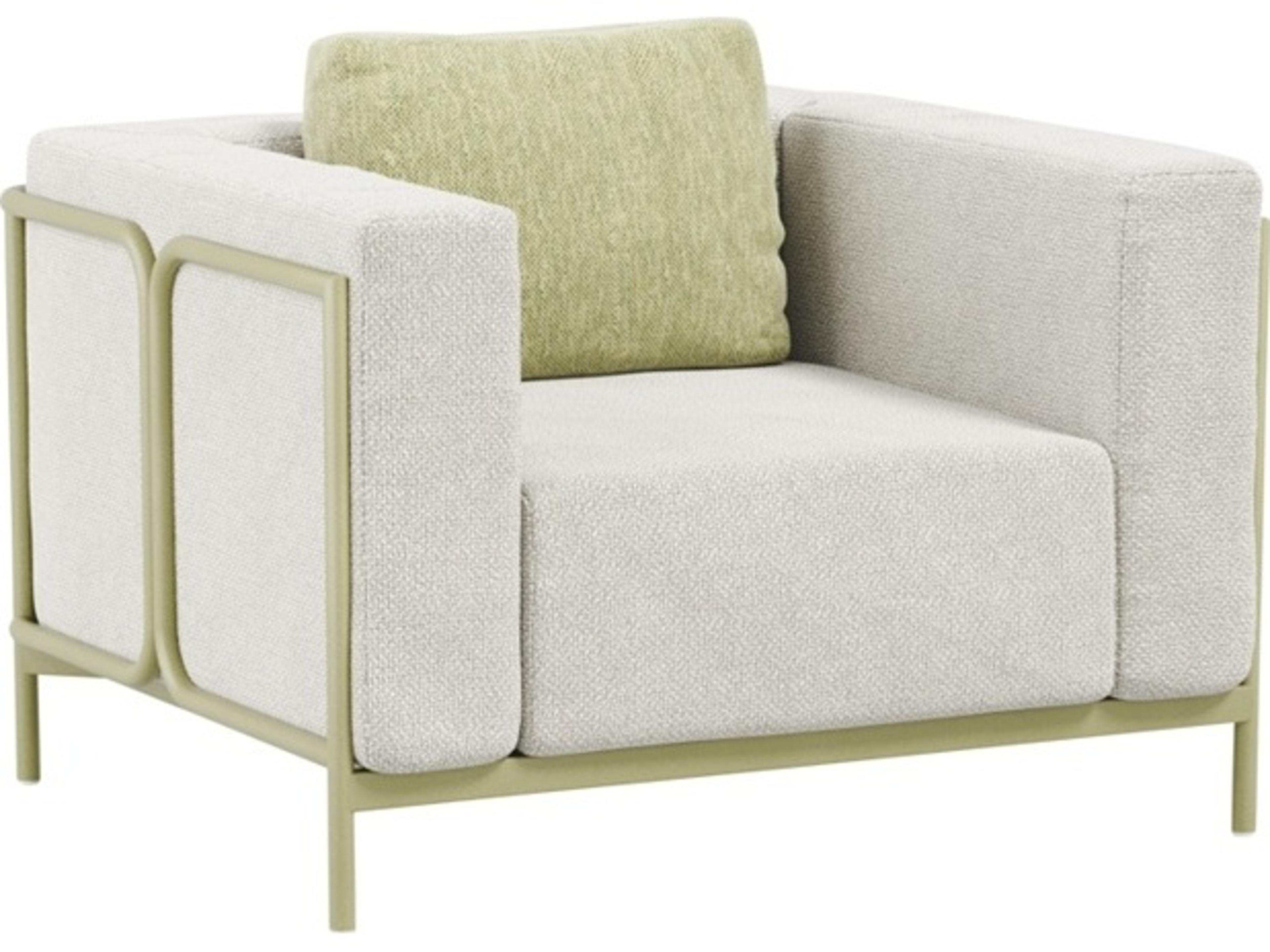 Duval Cushion Aluminum Lounge Chair