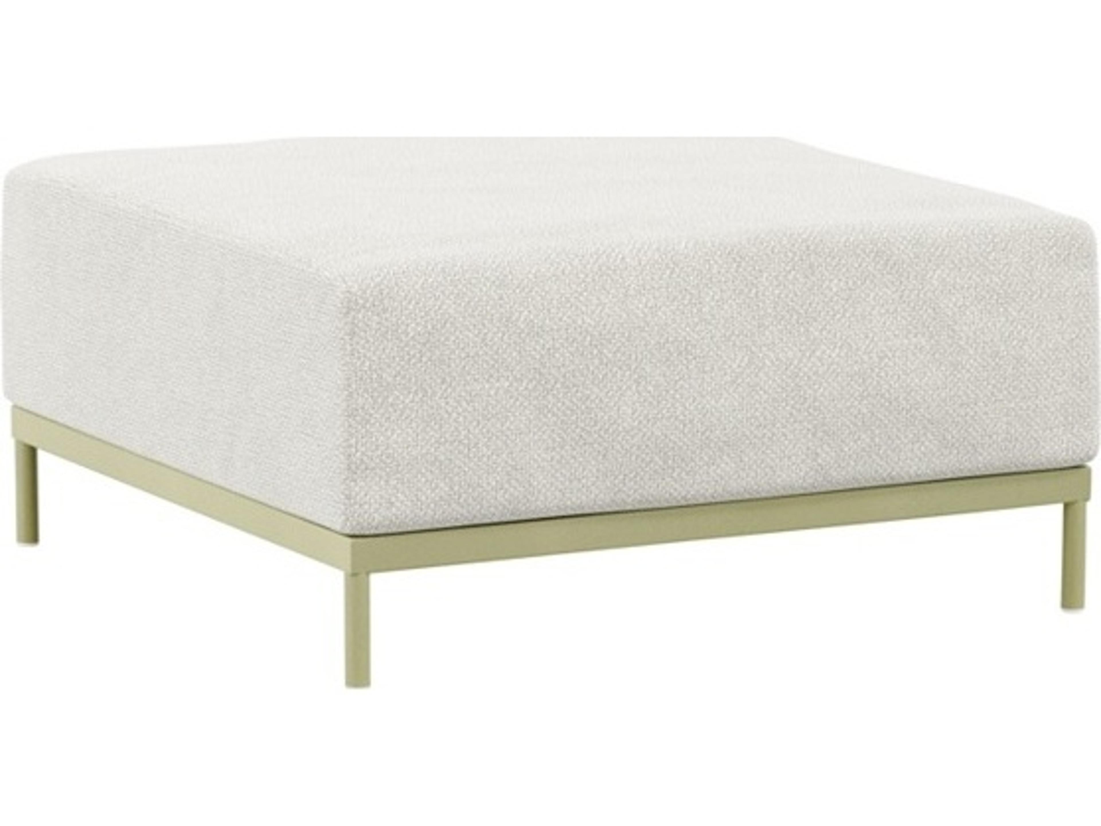 Duval Cushion Aluminum Ottoman