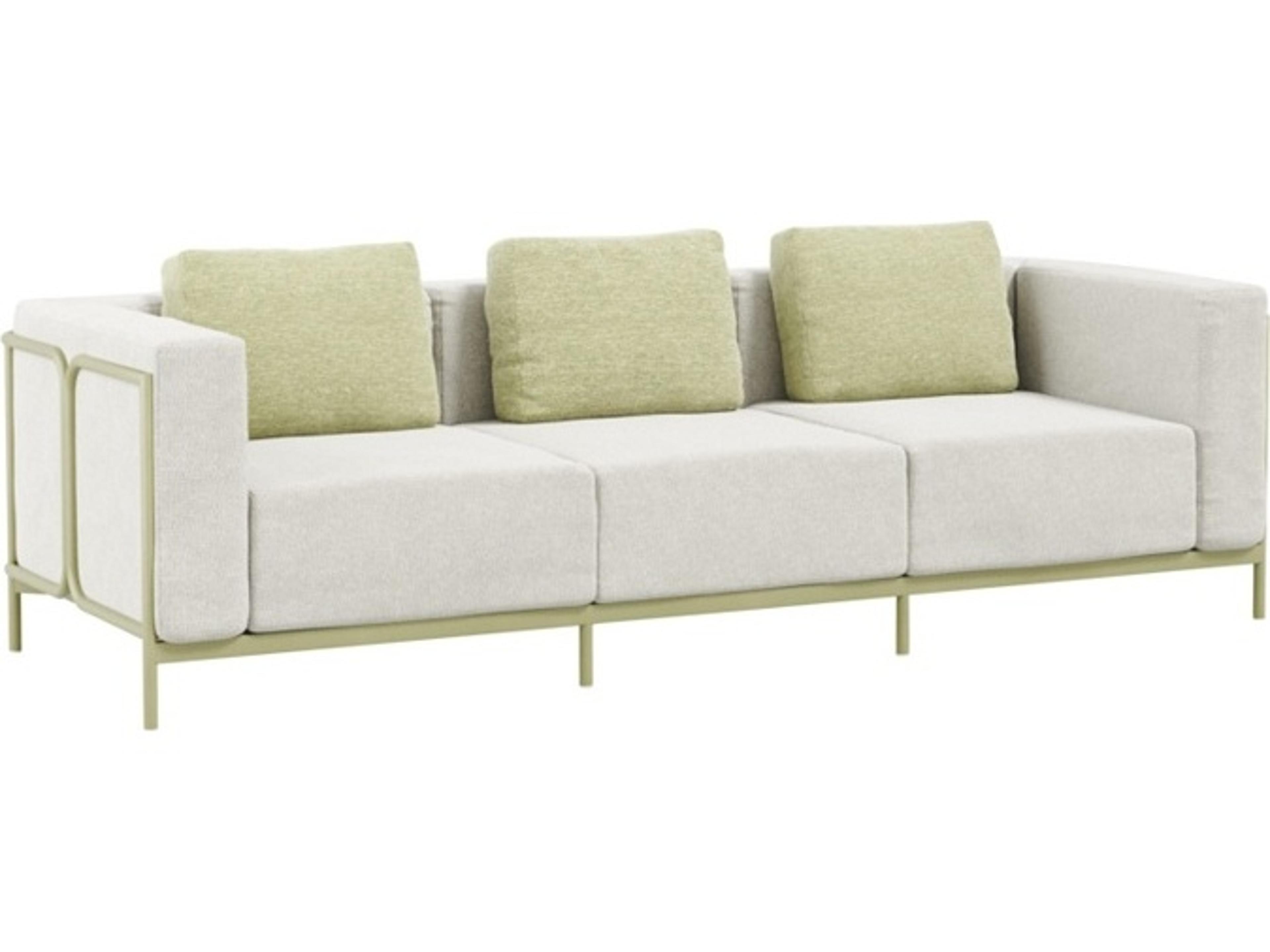 Duval Cushion Aluminum Sofa