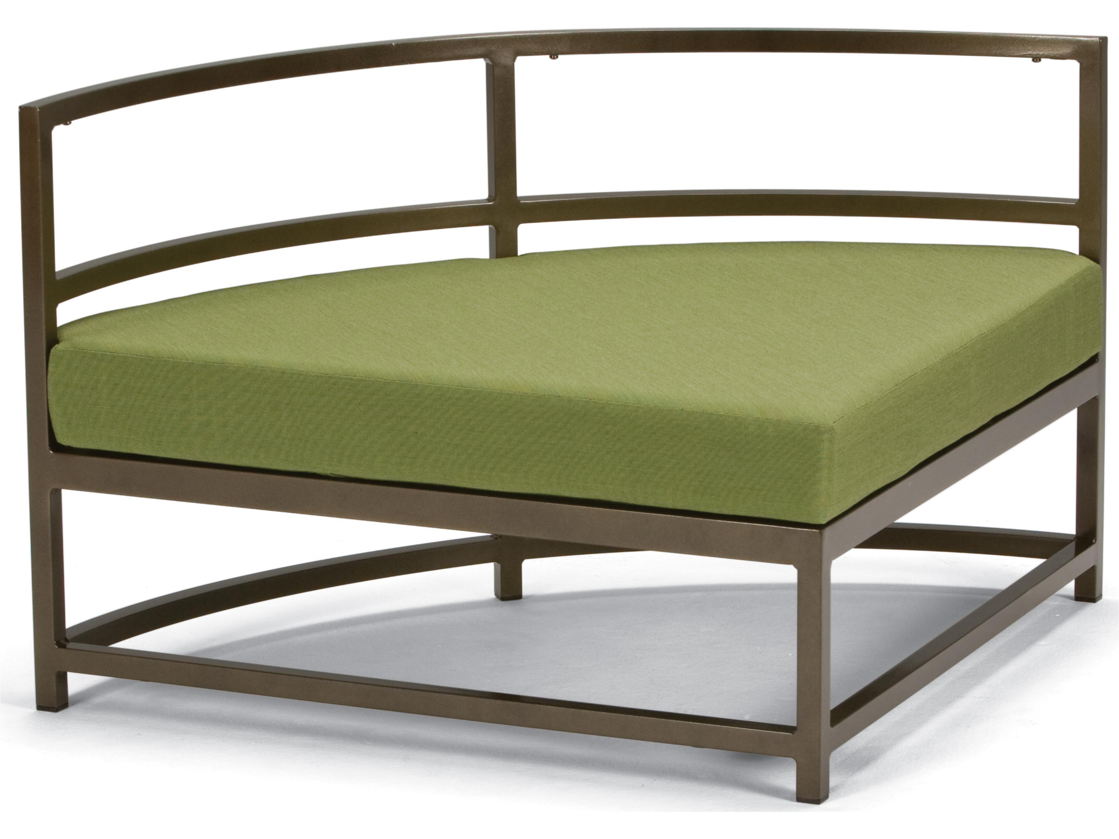 Tropitone Cabana Club Aluminum Cushion Curved Corner Outdoor Lounge Chair