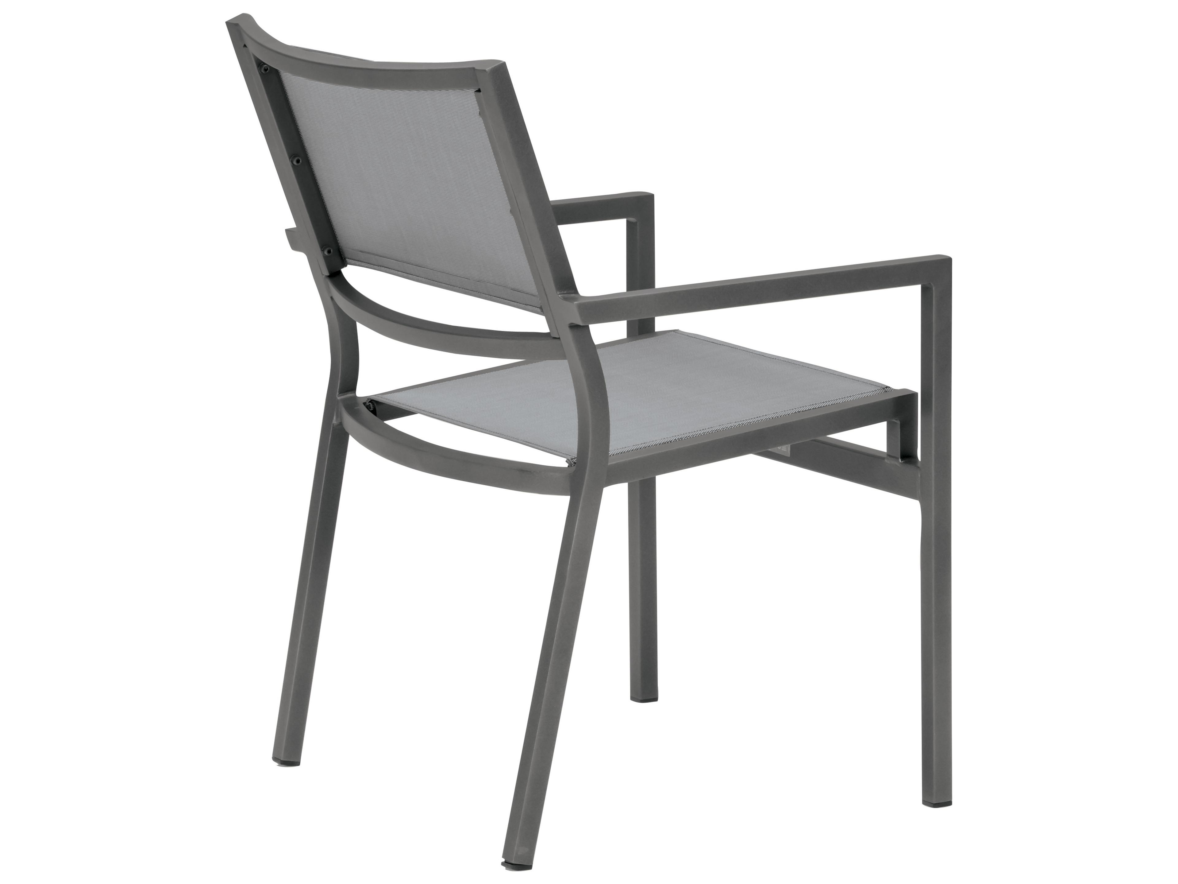 Tropitone Cabana Club Aluminum Sling Patio Dining Arm Chair