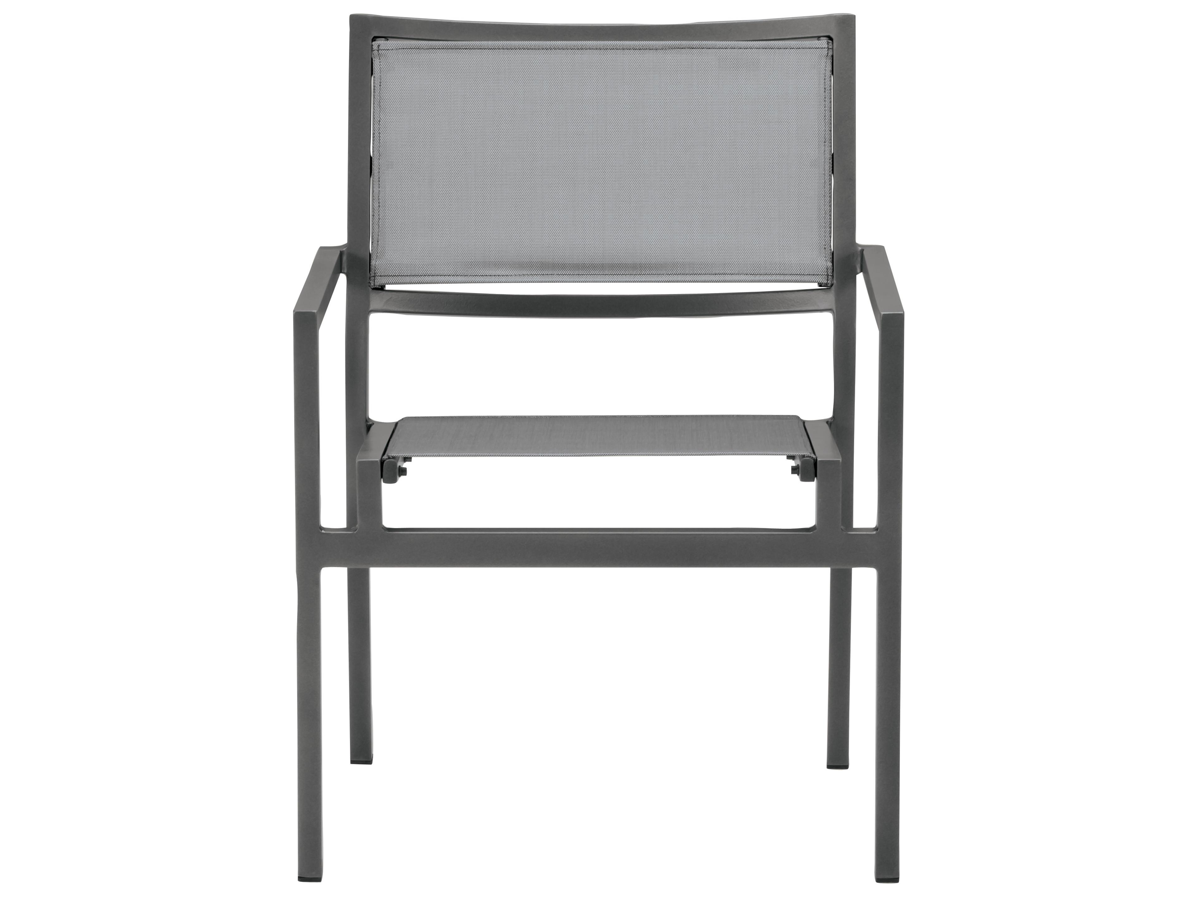 Tropitone Cabana Club Aluminum Sling Patio Dining Arm Chair