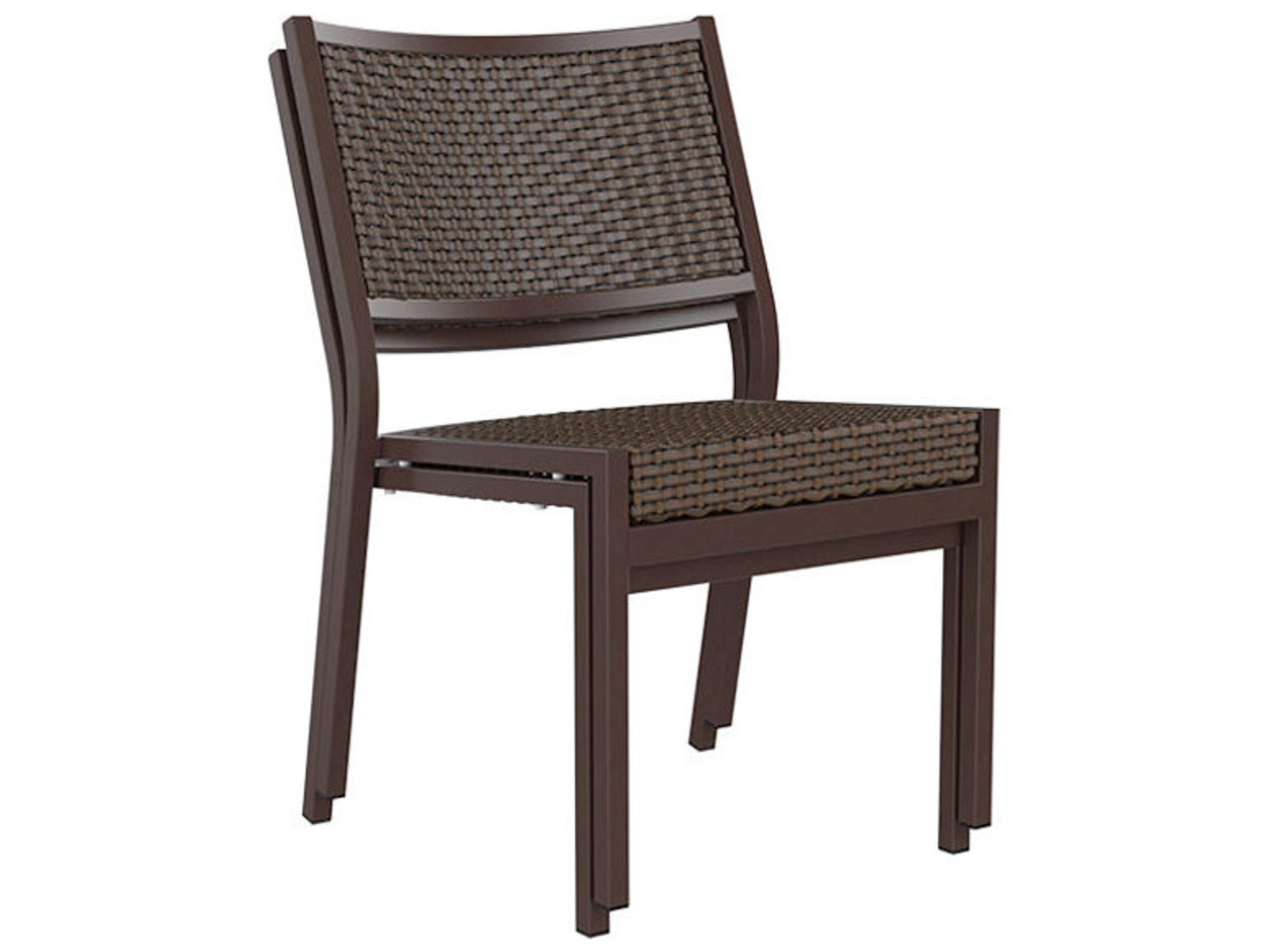 Tropitone Cabana Club Woven Aluminum Outdoor Patio Dining Side Chair