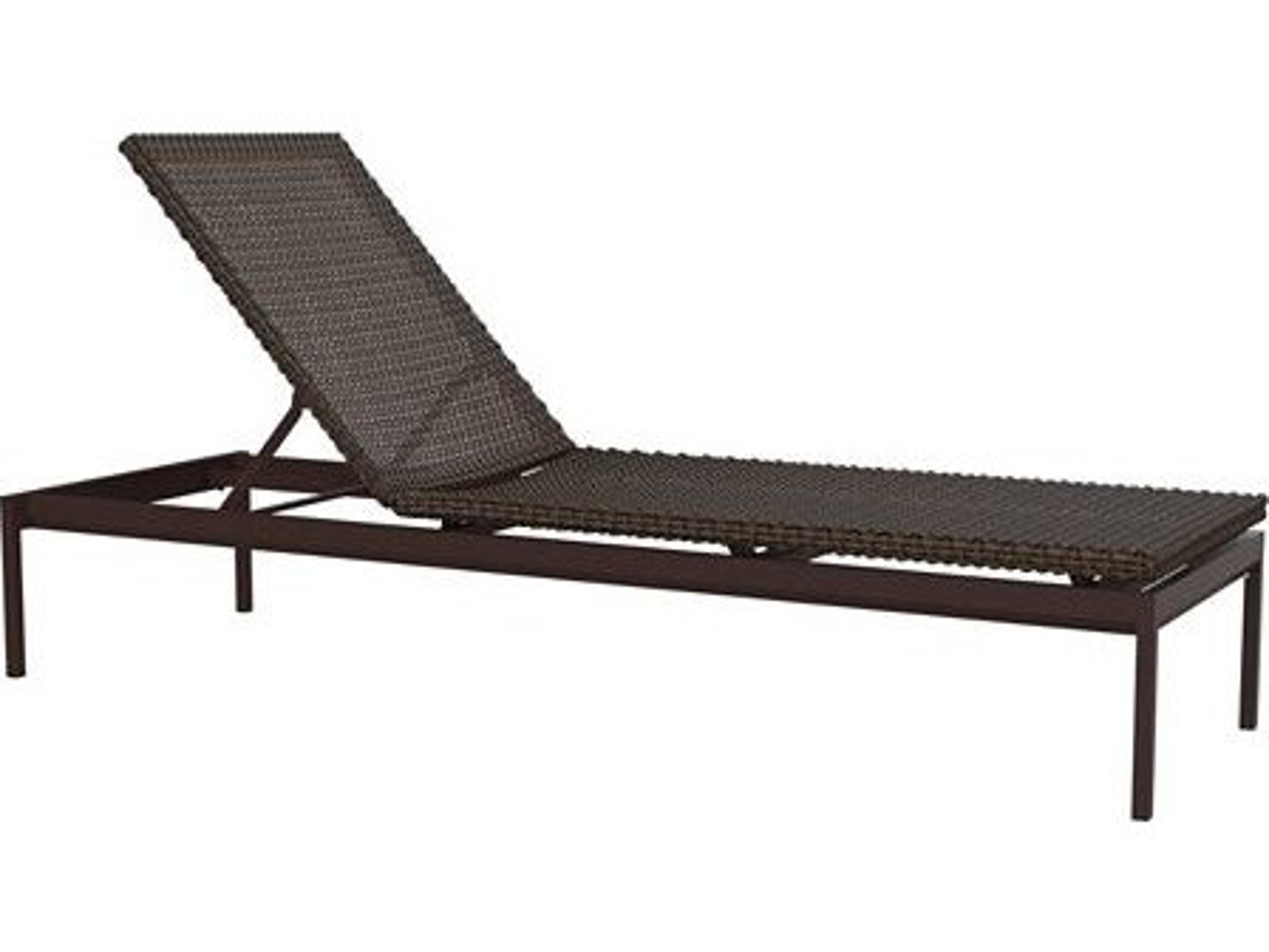 Cabana Club Woven Aluminum Wicker Patio Chaise Lounge
