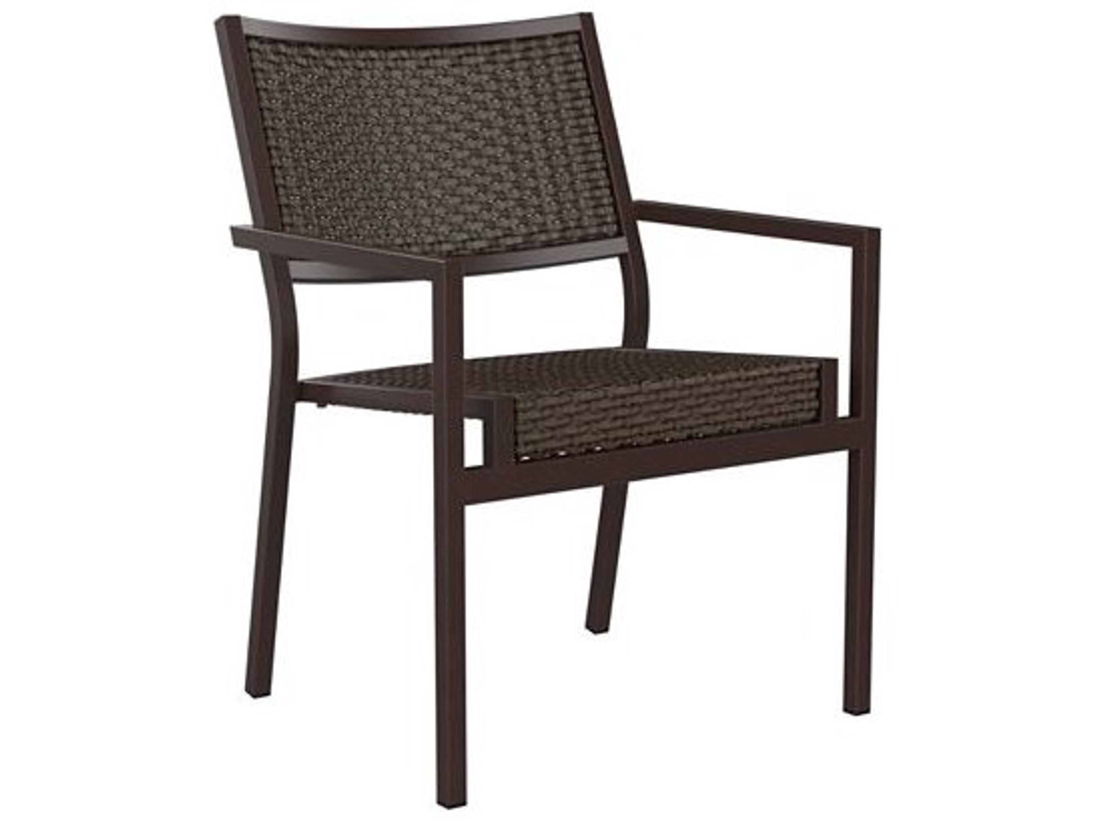 Cabana Club Woven Aluminum Patio Dining Arm Chair