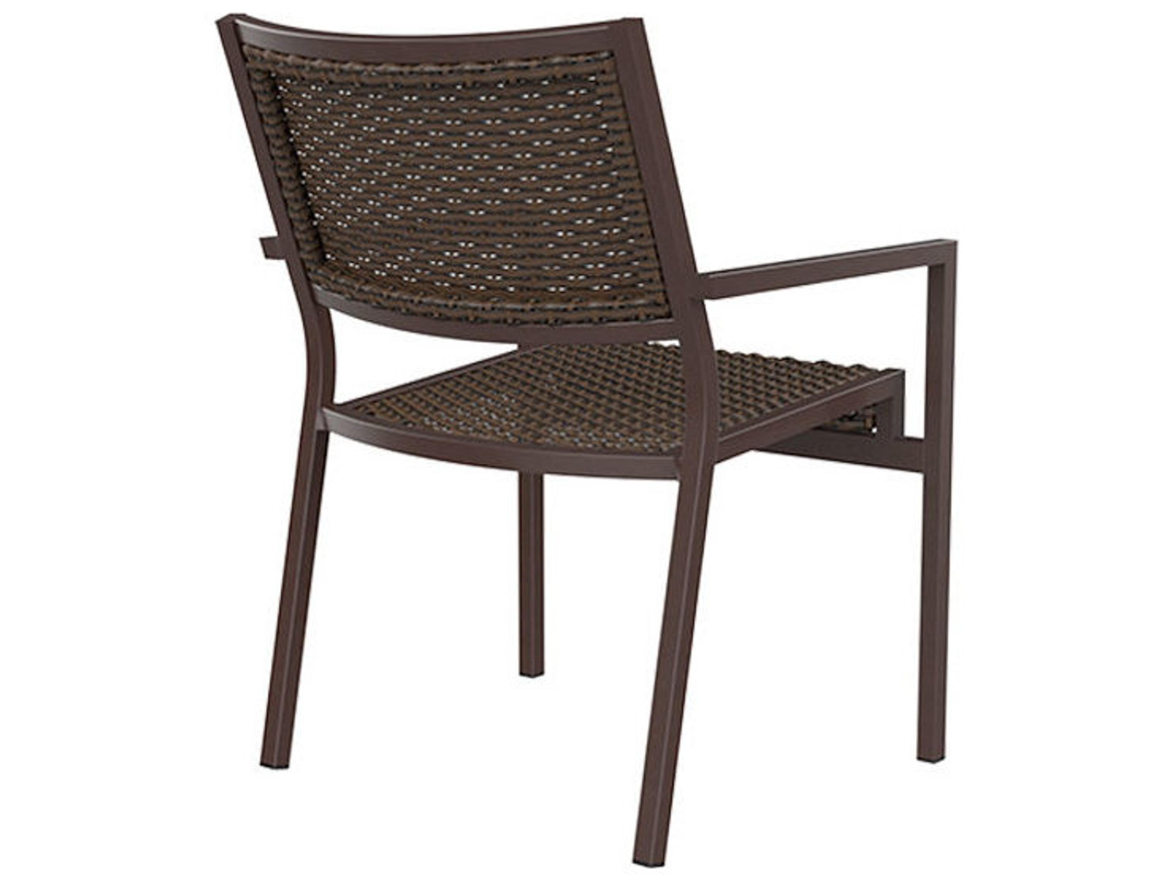Tropitone Cabana Club Woven Aluminum Patio Dining Arm Chair