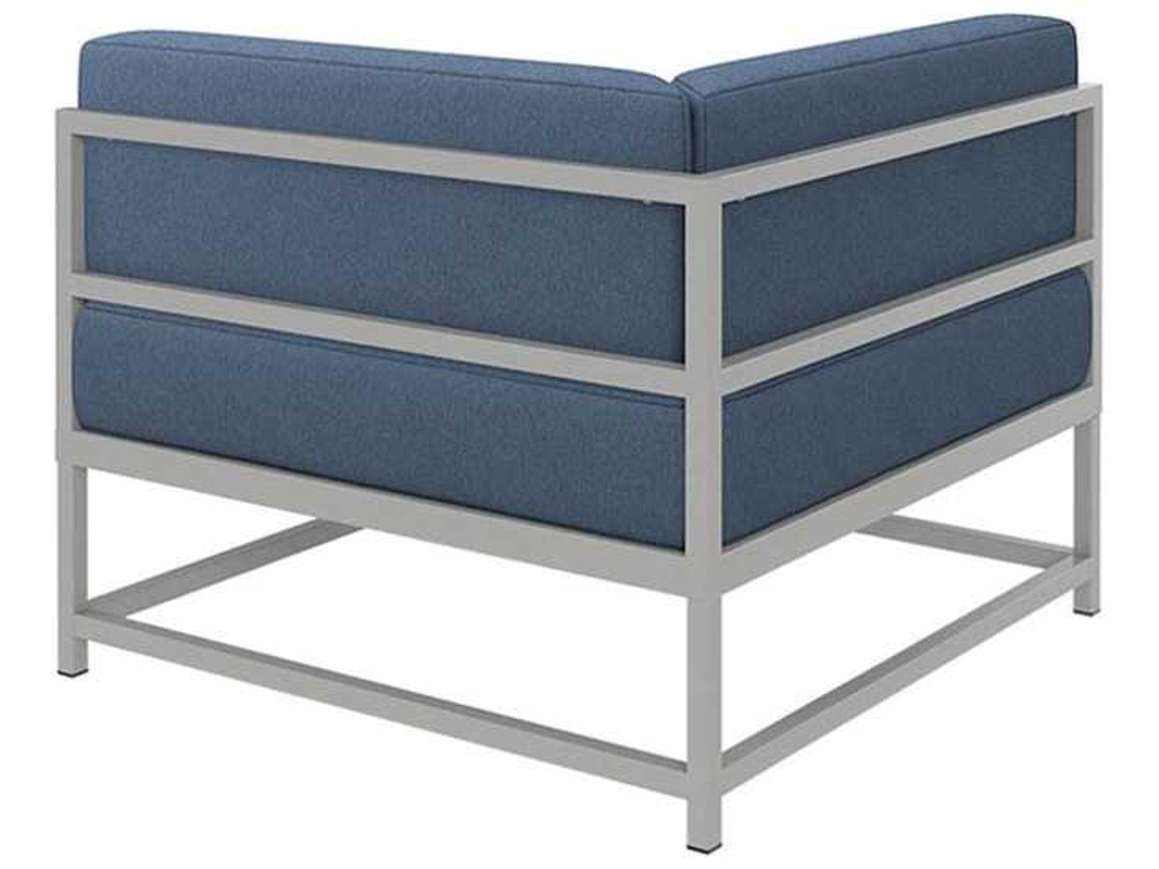 Tropitone Cabana Club Aluminum Cushion Square Corner Outdoor Patio Lounge Chair