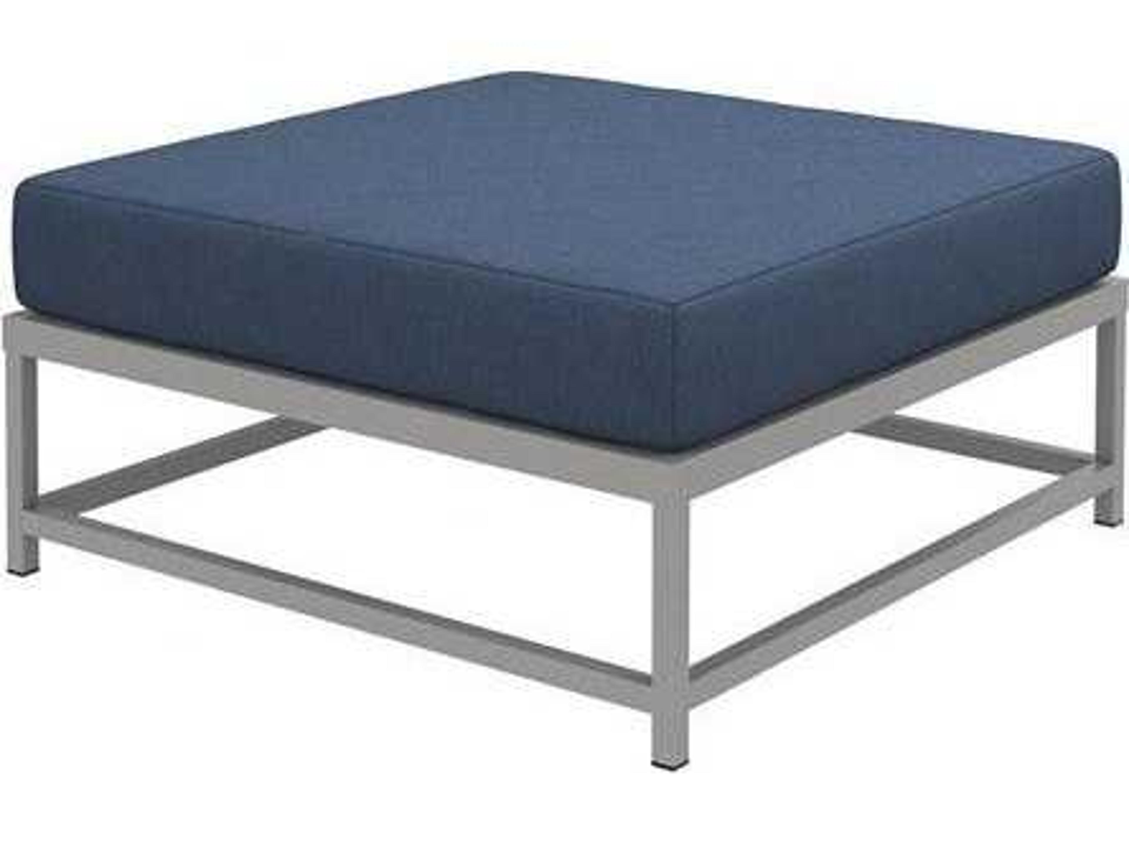 Cabana Club (17''H Aluminum) Square Ottoman Replacement Cushions