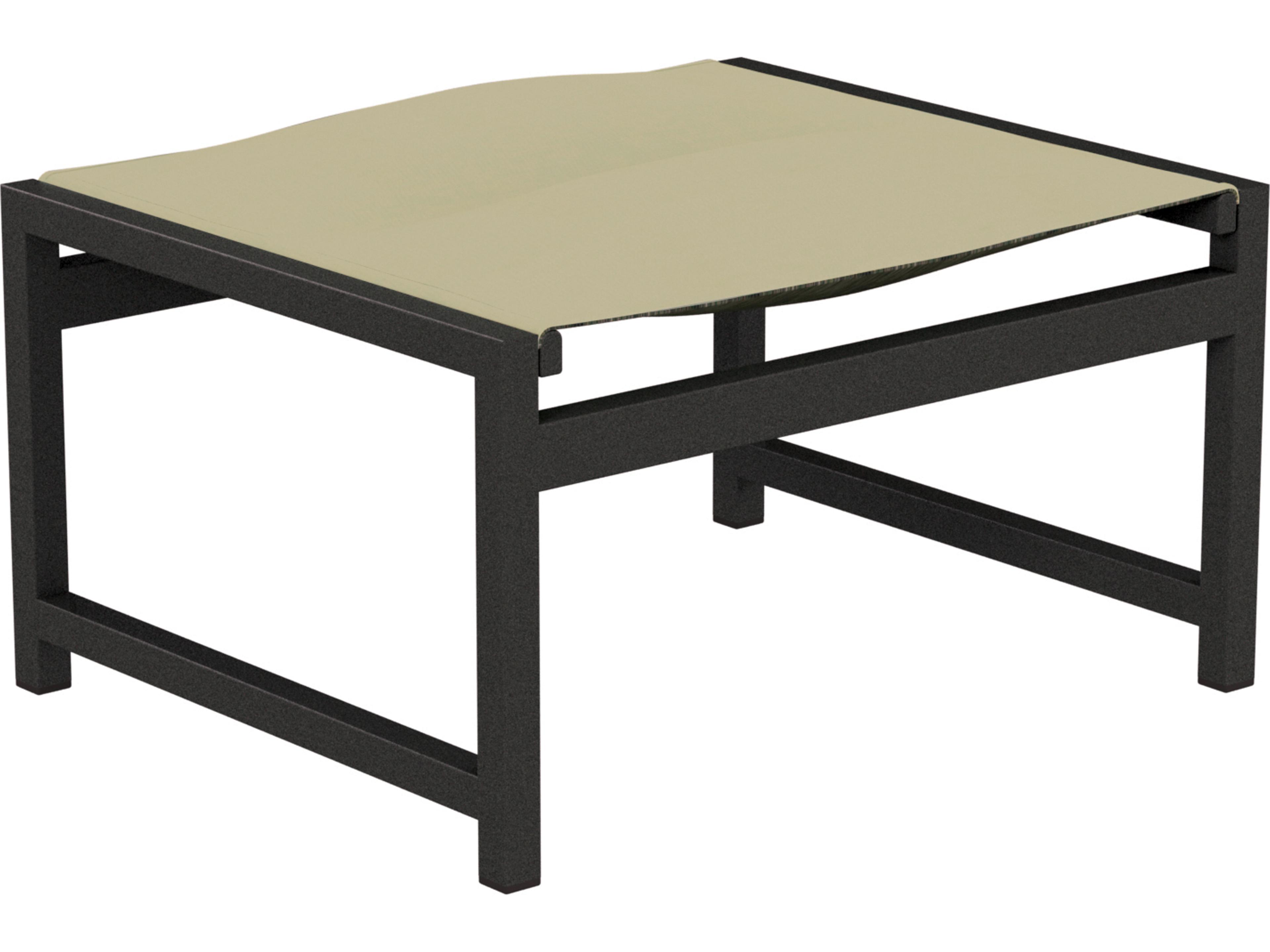 Cabana Club Padded Sling Aluminum Patio Ottoman