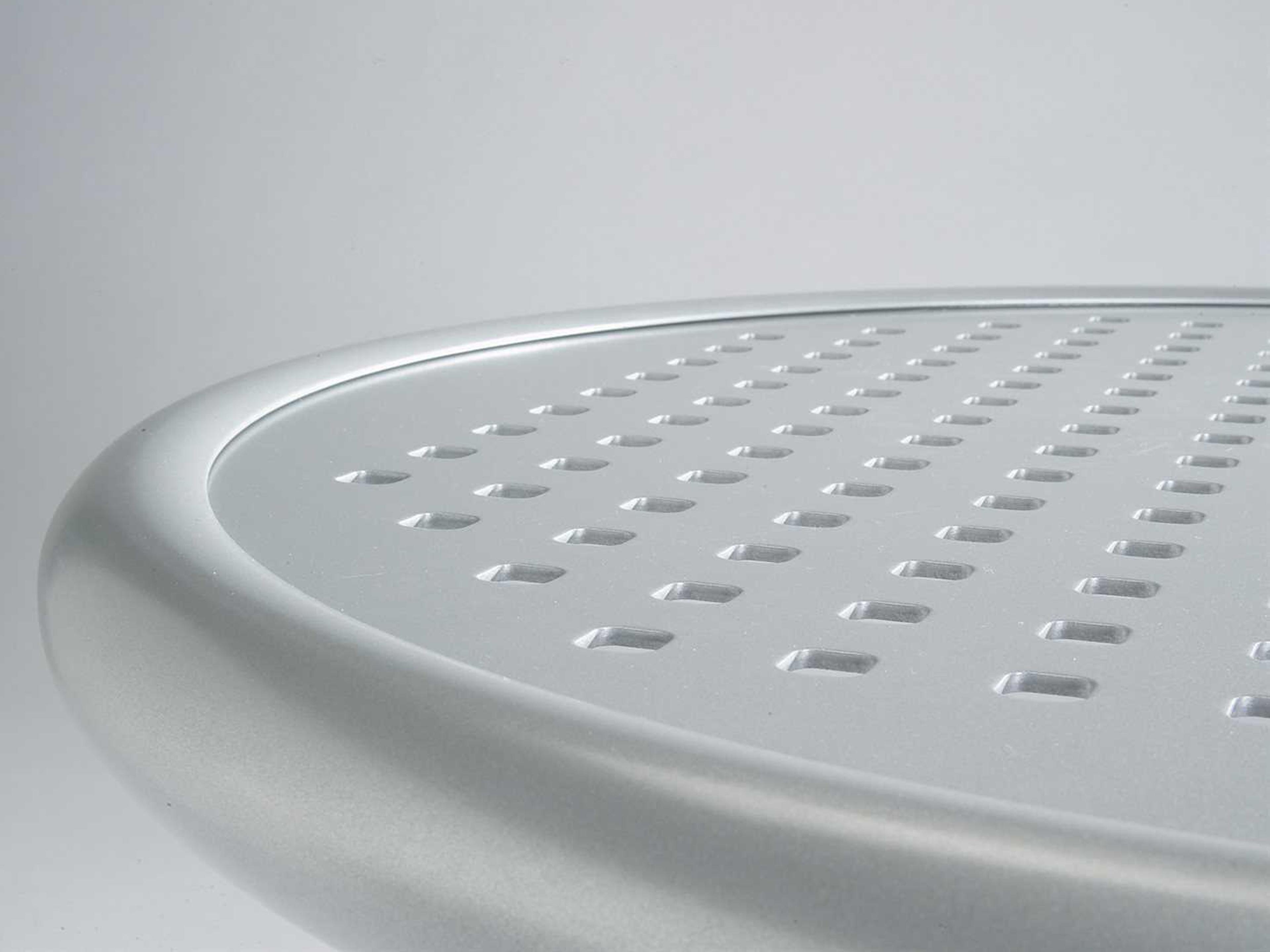 Tropitone Patterned Boulevard Aluminum Round Stacking Tea Table