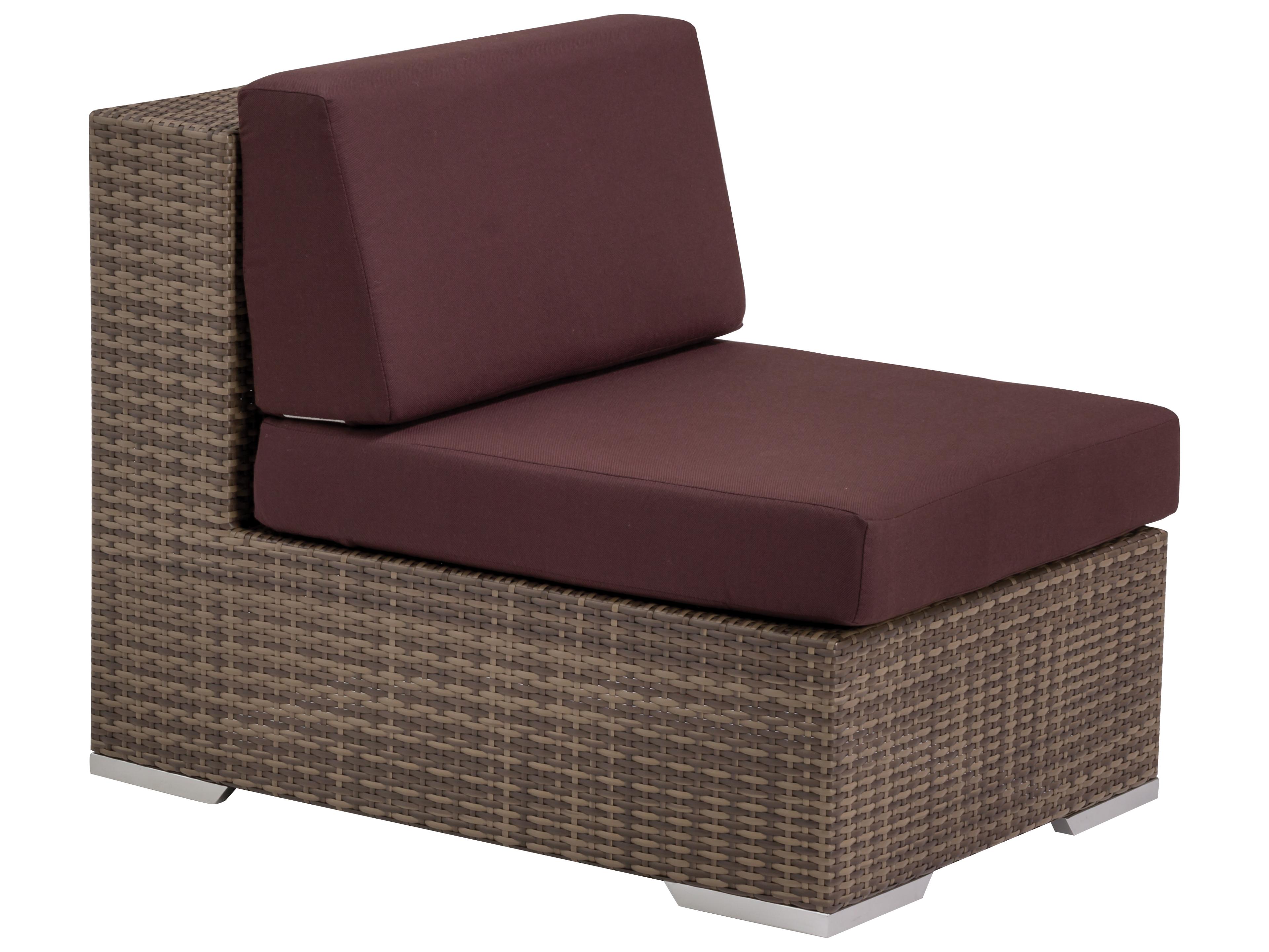 Tropitone Arzo Woven Cushion Modular Outdoor Patio Lounge Chair