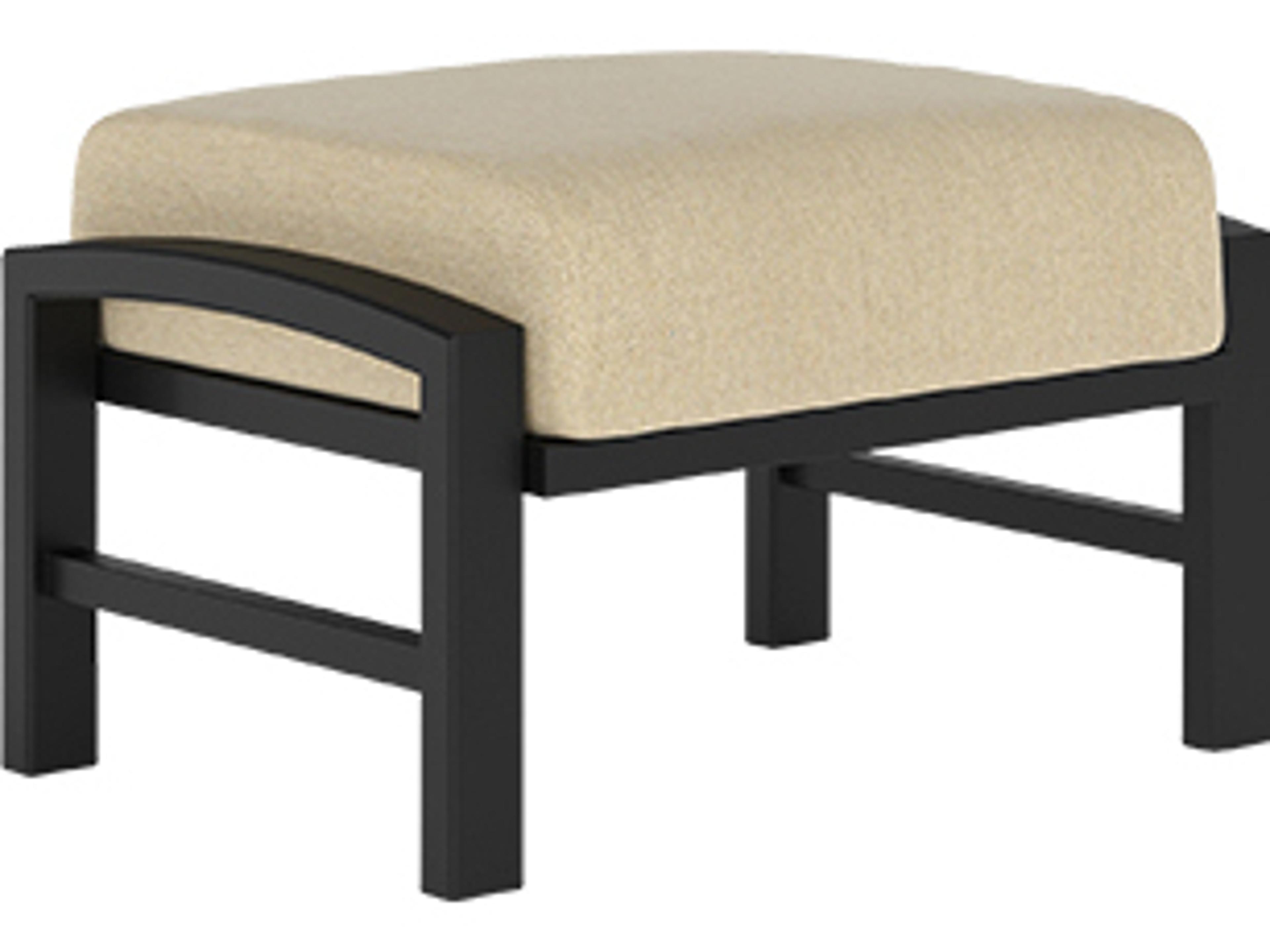 Lakeside Cushion Aluminum Ottoman