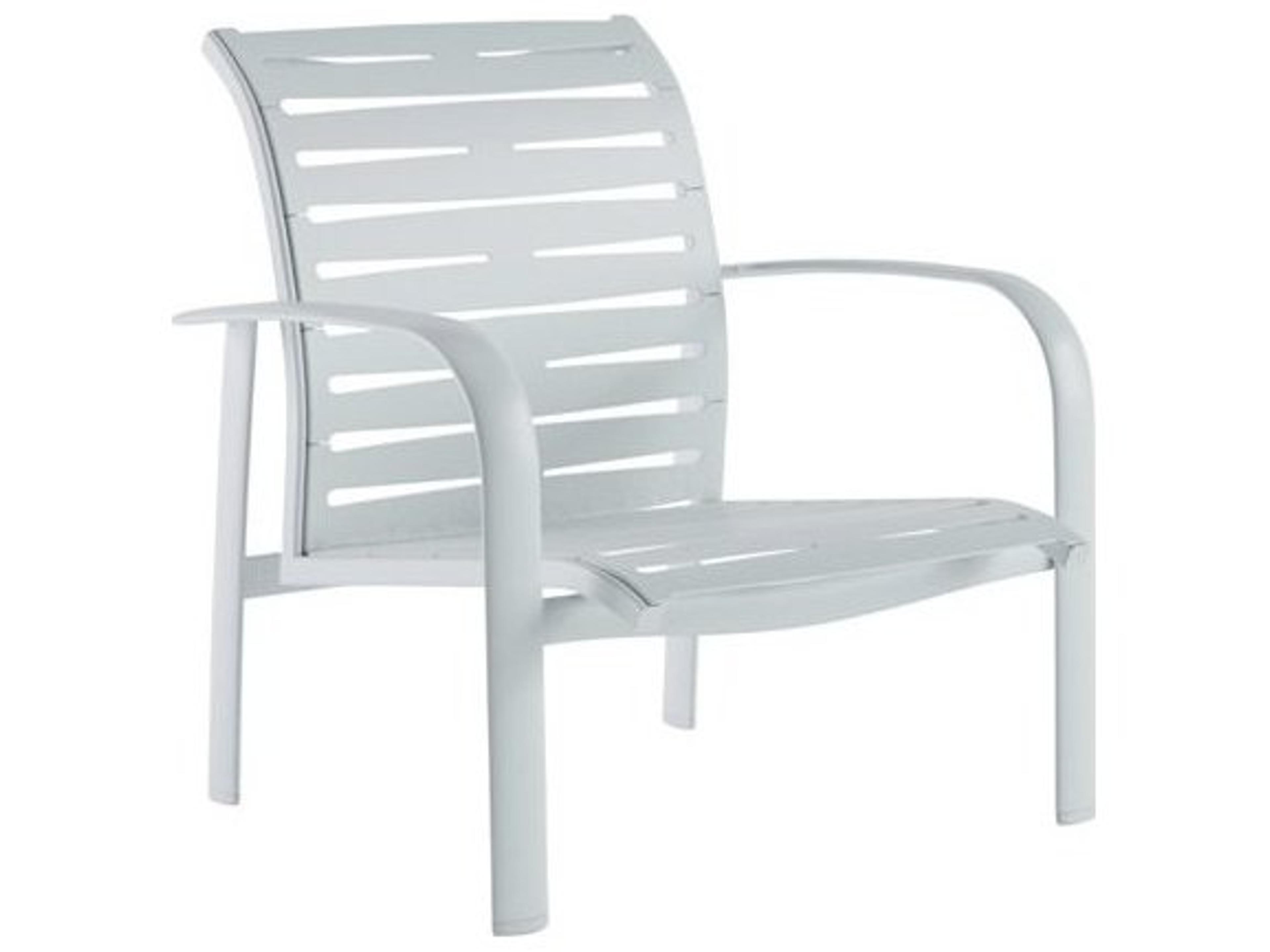 Laguna Beach EZ Span Ribbon Aluminum Stackable Spa Outdoor Patio Lounge Chair