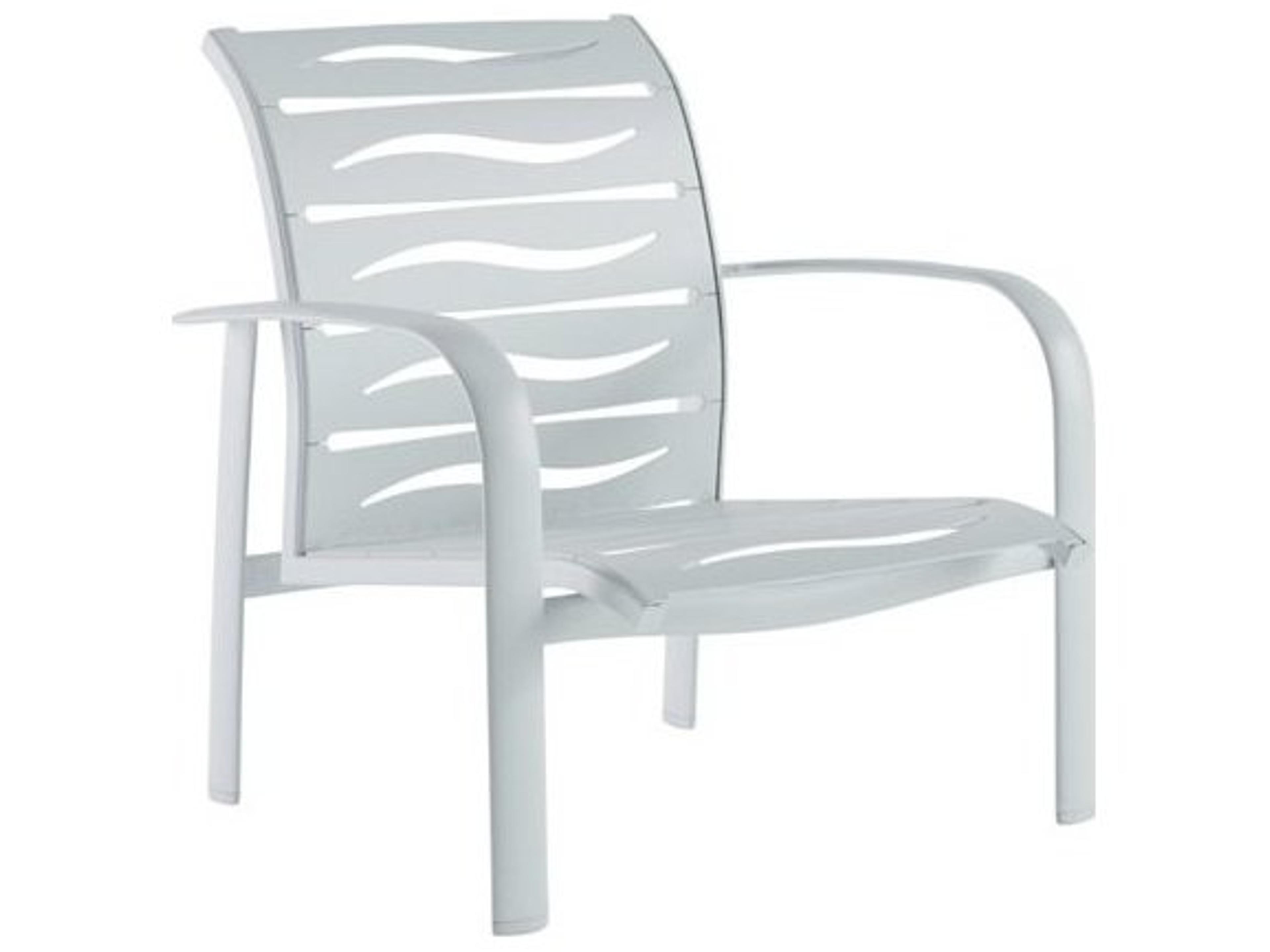 Laguna Beach EZ Span Wave Aluminum Stackable Patio Lounge Chair