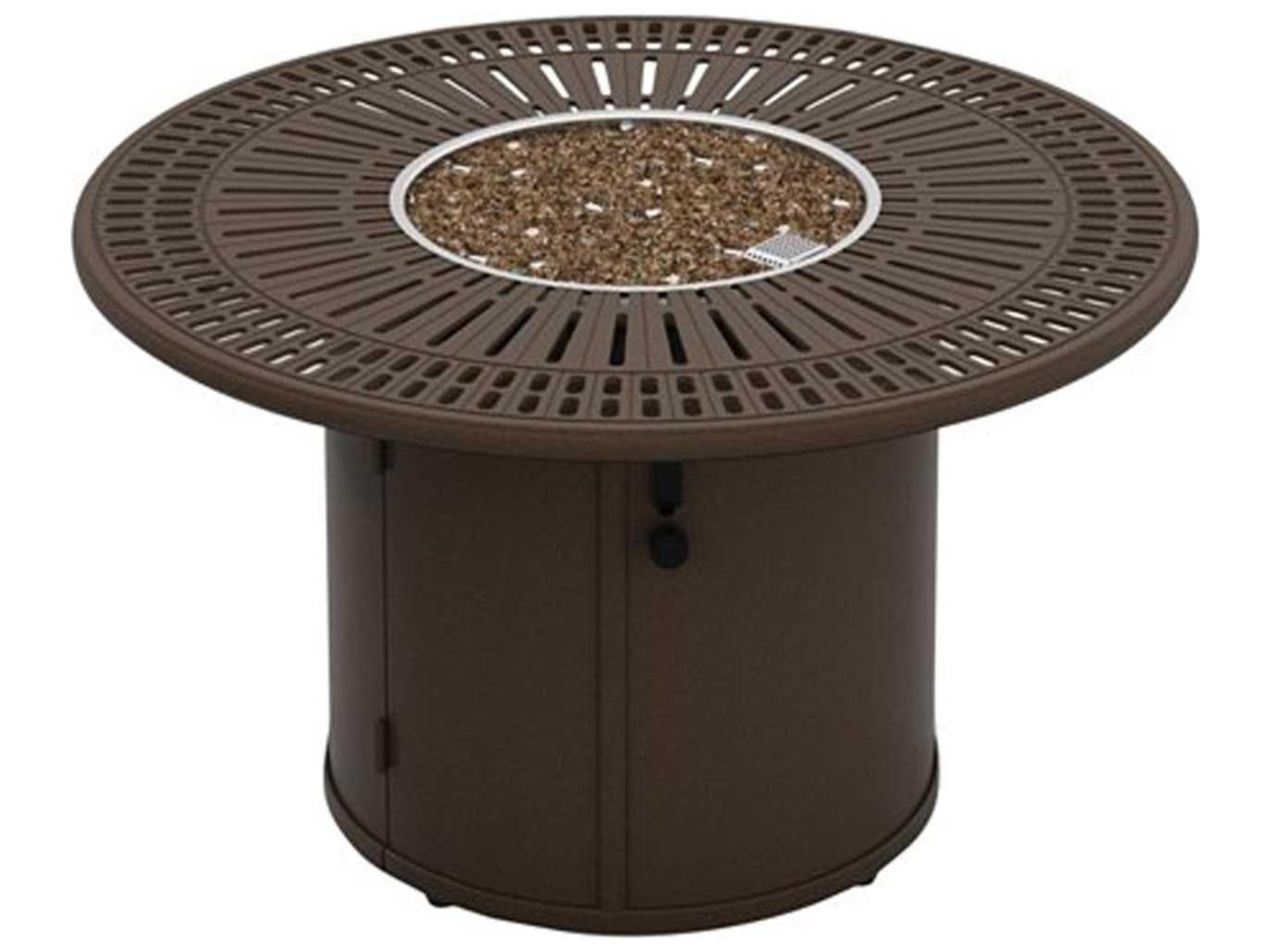 Garden Terrace Fire Pits Aluminum Round Pit Table