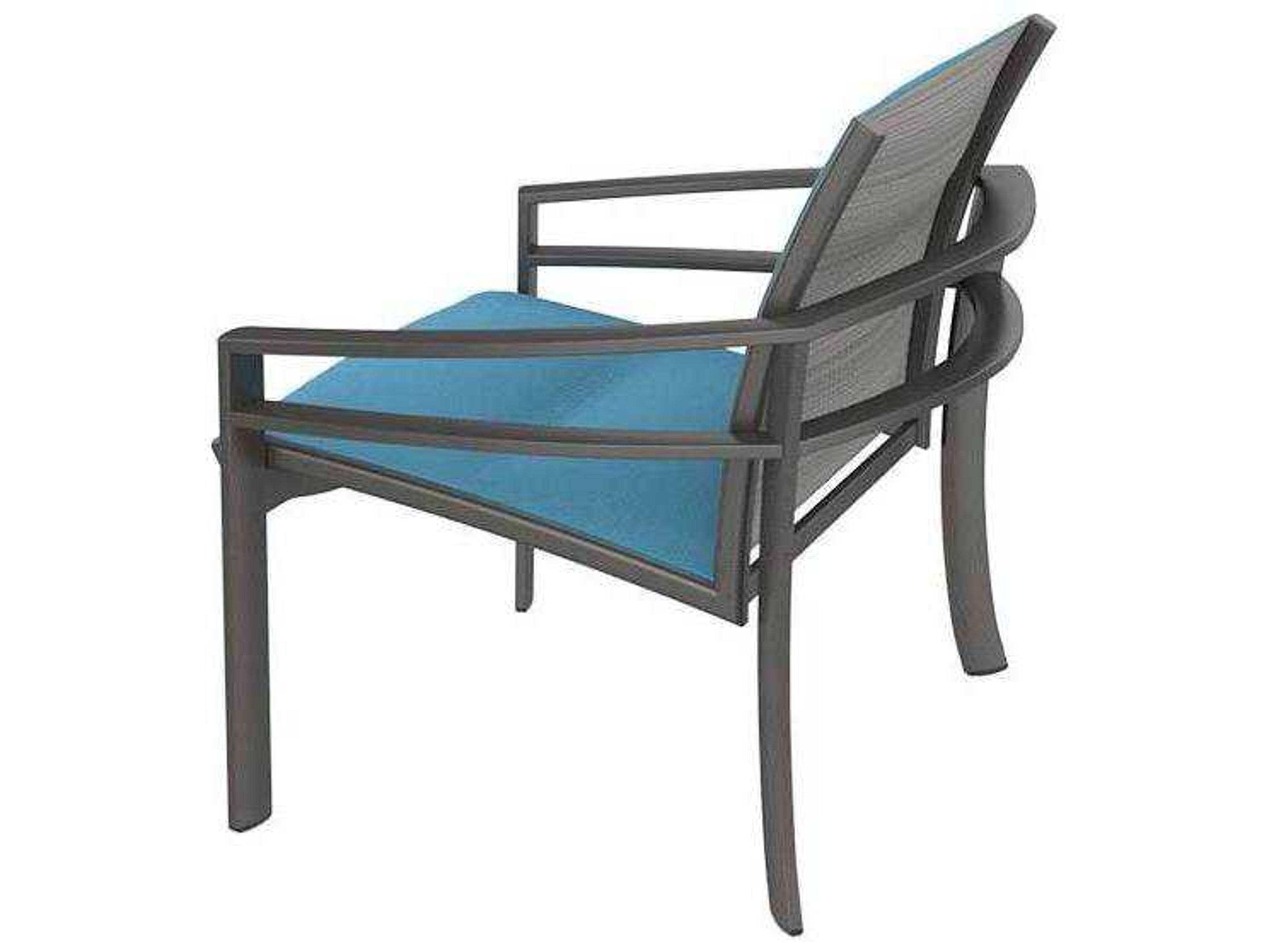 Tropitone Kor Padded Sling Aluminum Outdoor Patio Lounge Chair