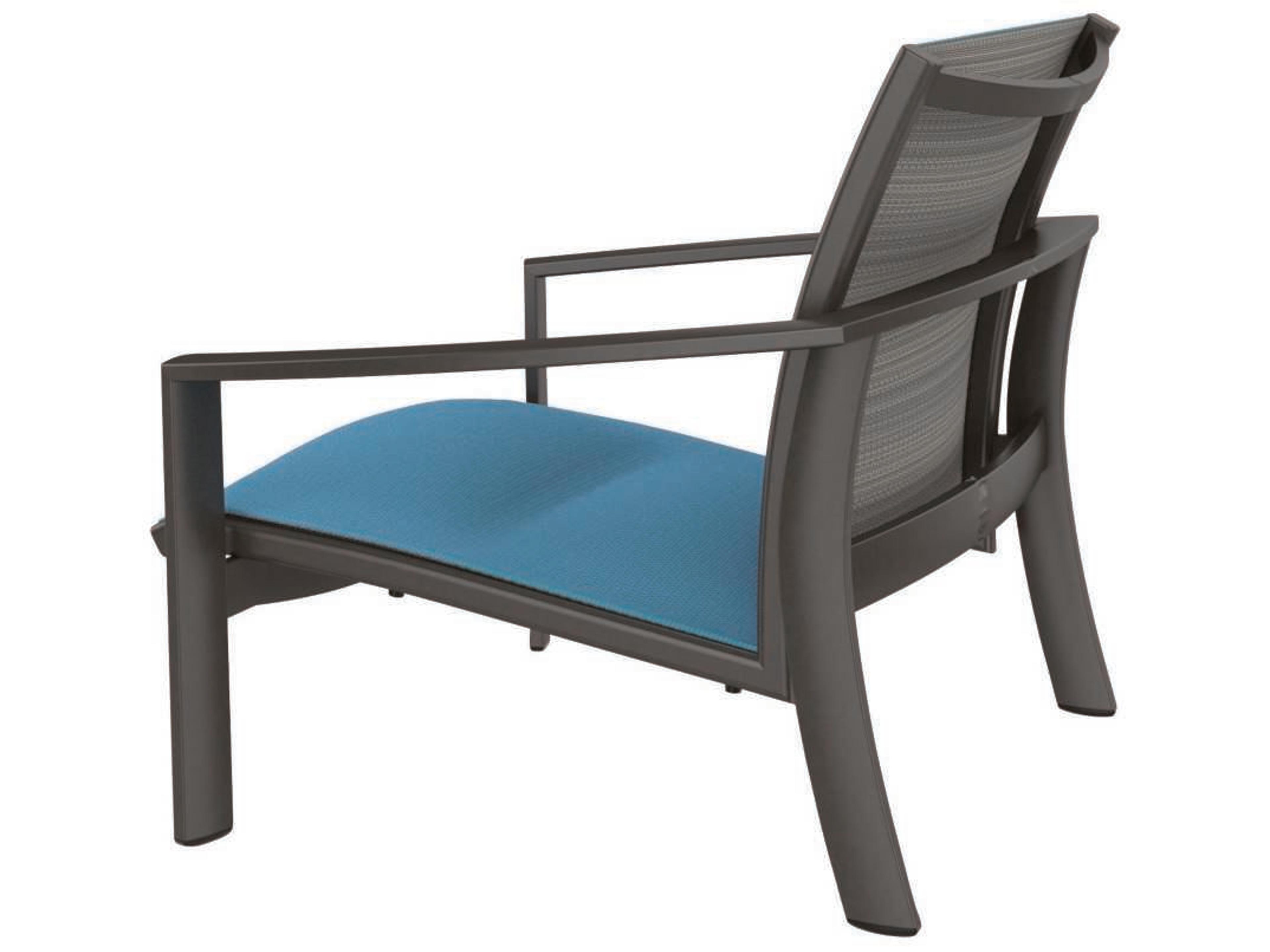 Tropitone Kor Padded Sling Aluminum Spa Outdoor Lounge Chair