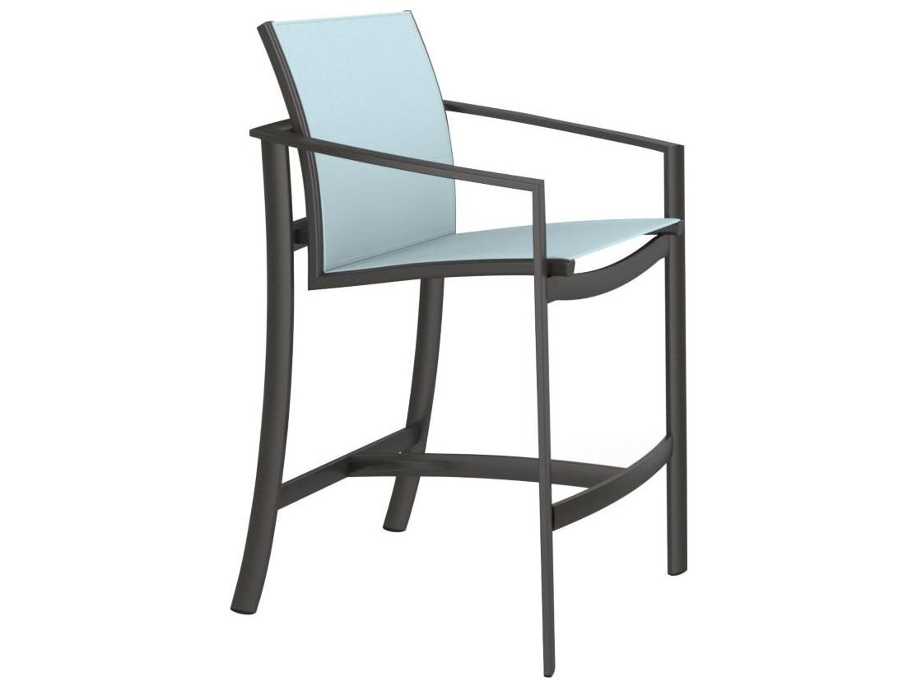 Kor Relaxed Sling Aluminum Outdoor Bar Stool