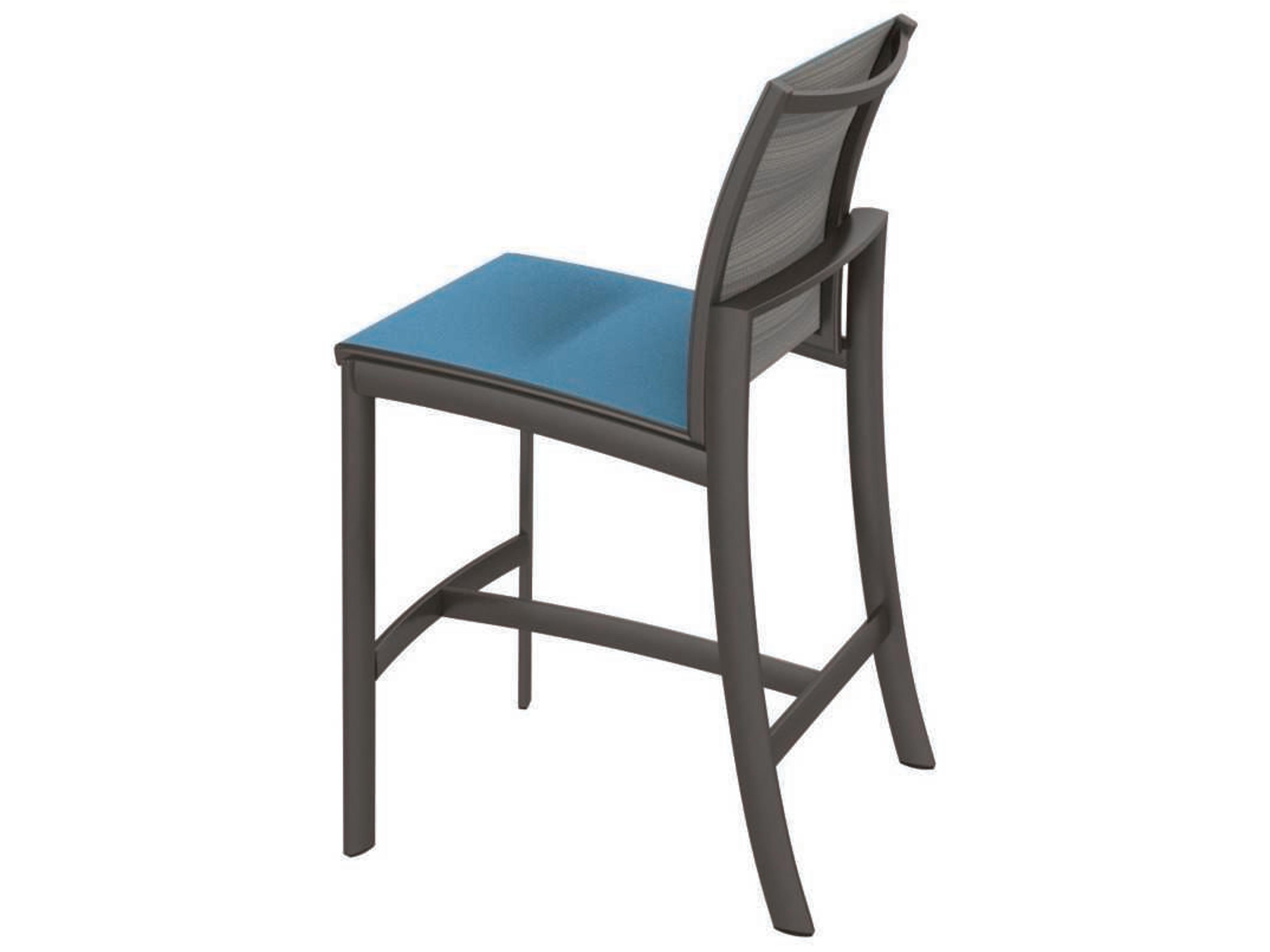 Tropitone Kor Padded Sling Aluminum Outdoor Bar Stool