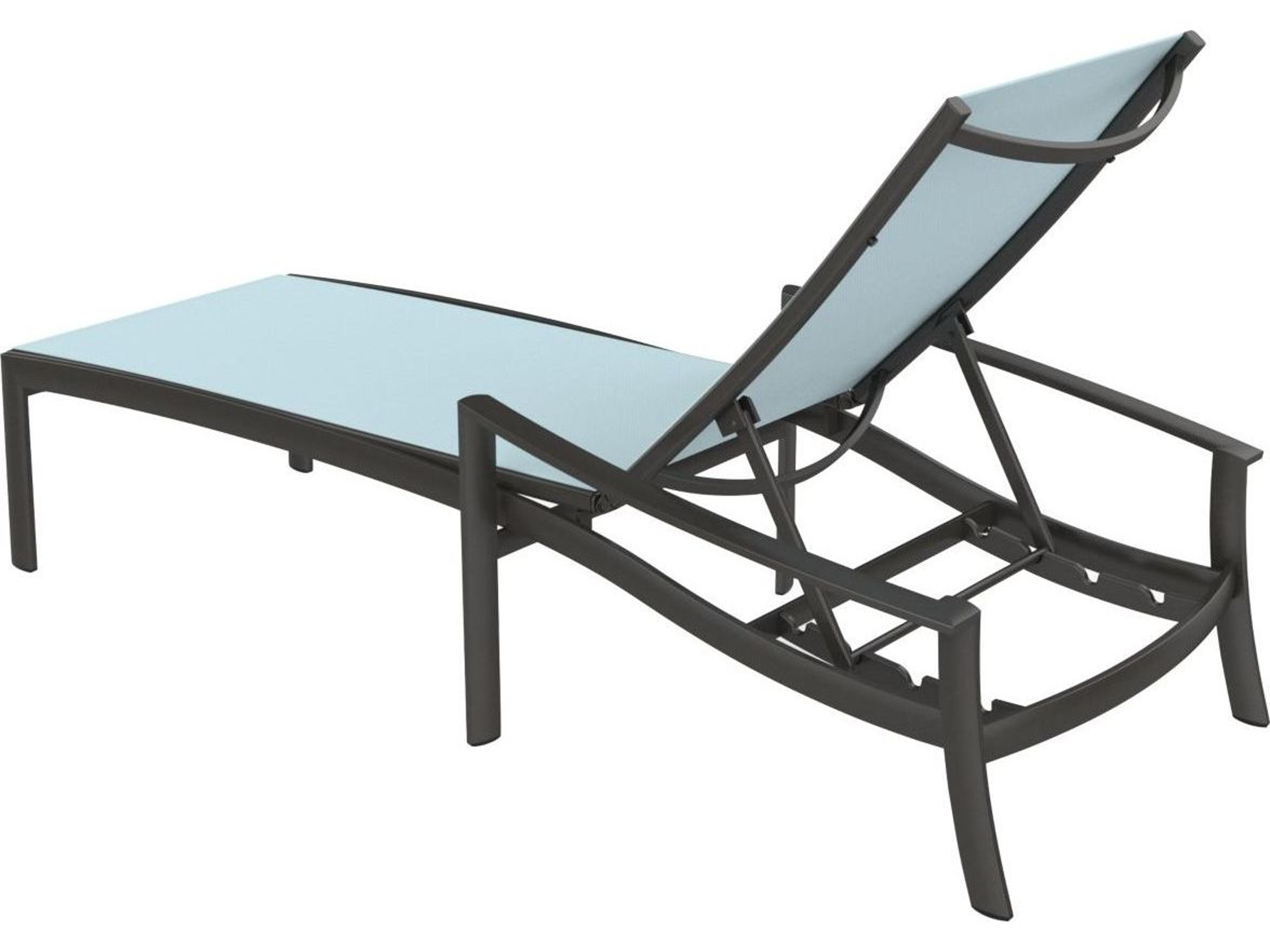 Tropitone Kor Relaxed Sling Aluminum Patio Chaise Lounge