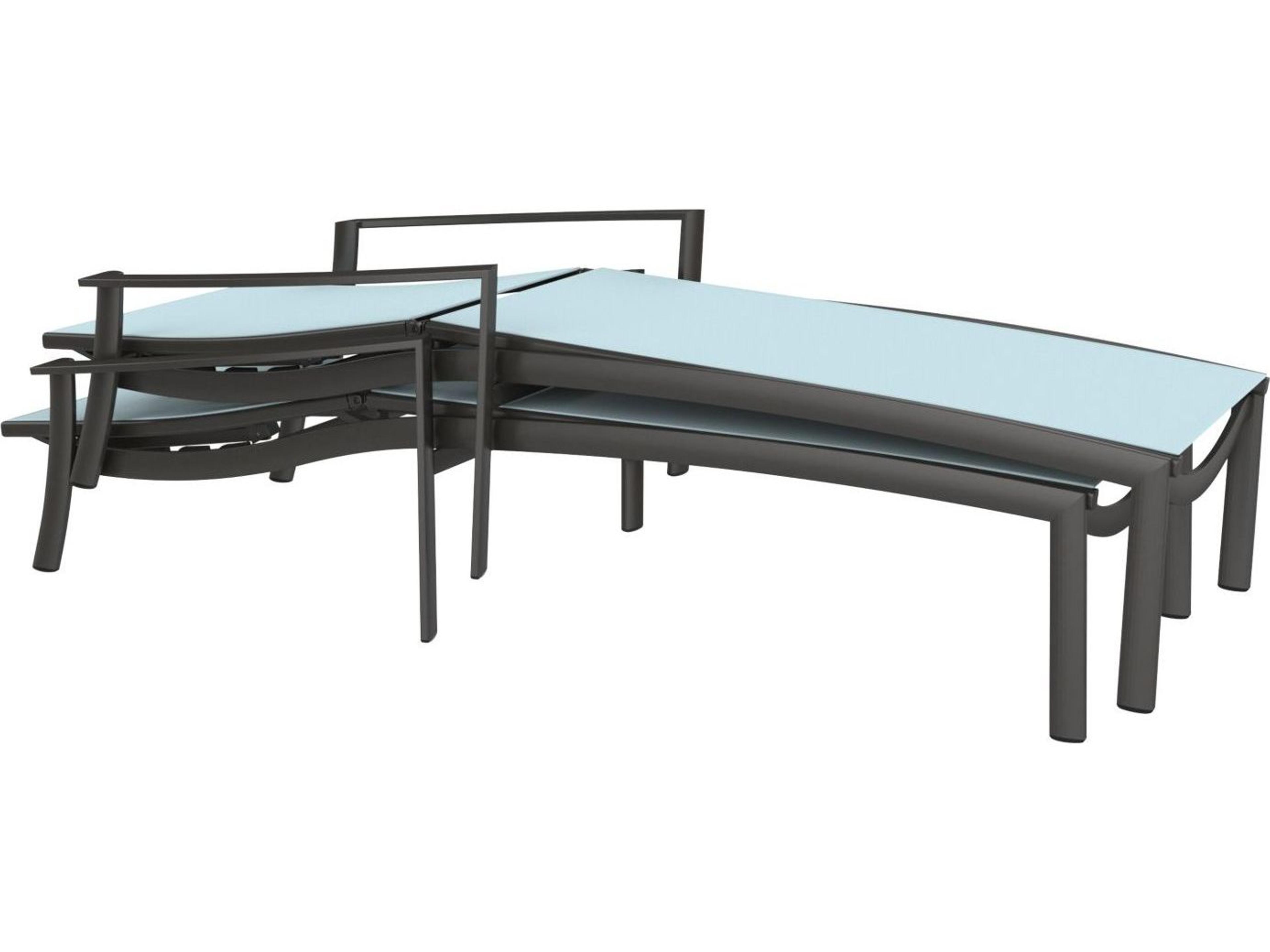 Tropitone Kor Relaxed Sling Aluminum Patio Chaise Lounge